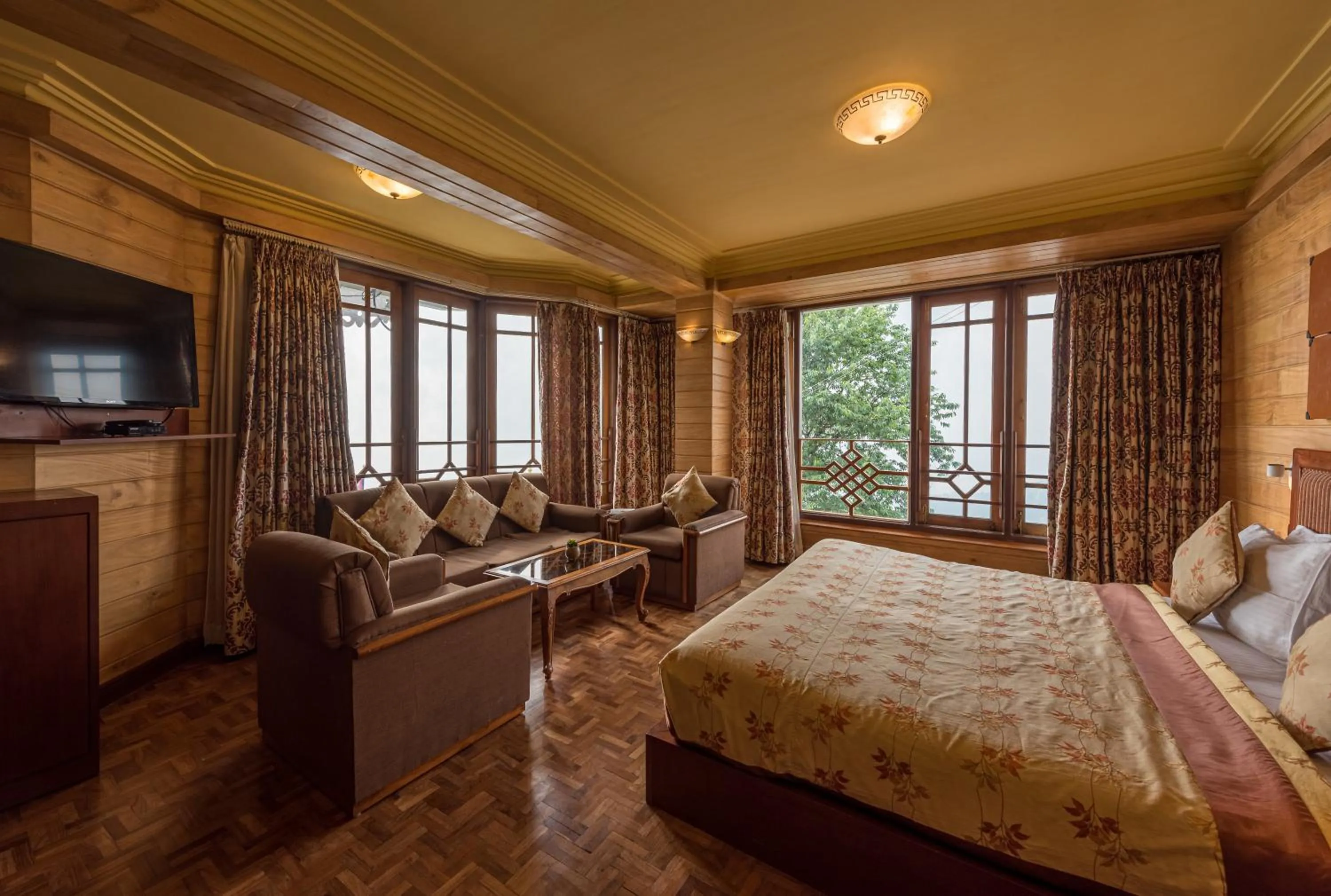 Bed in Udaan Dekeling Resort, Darjeeling