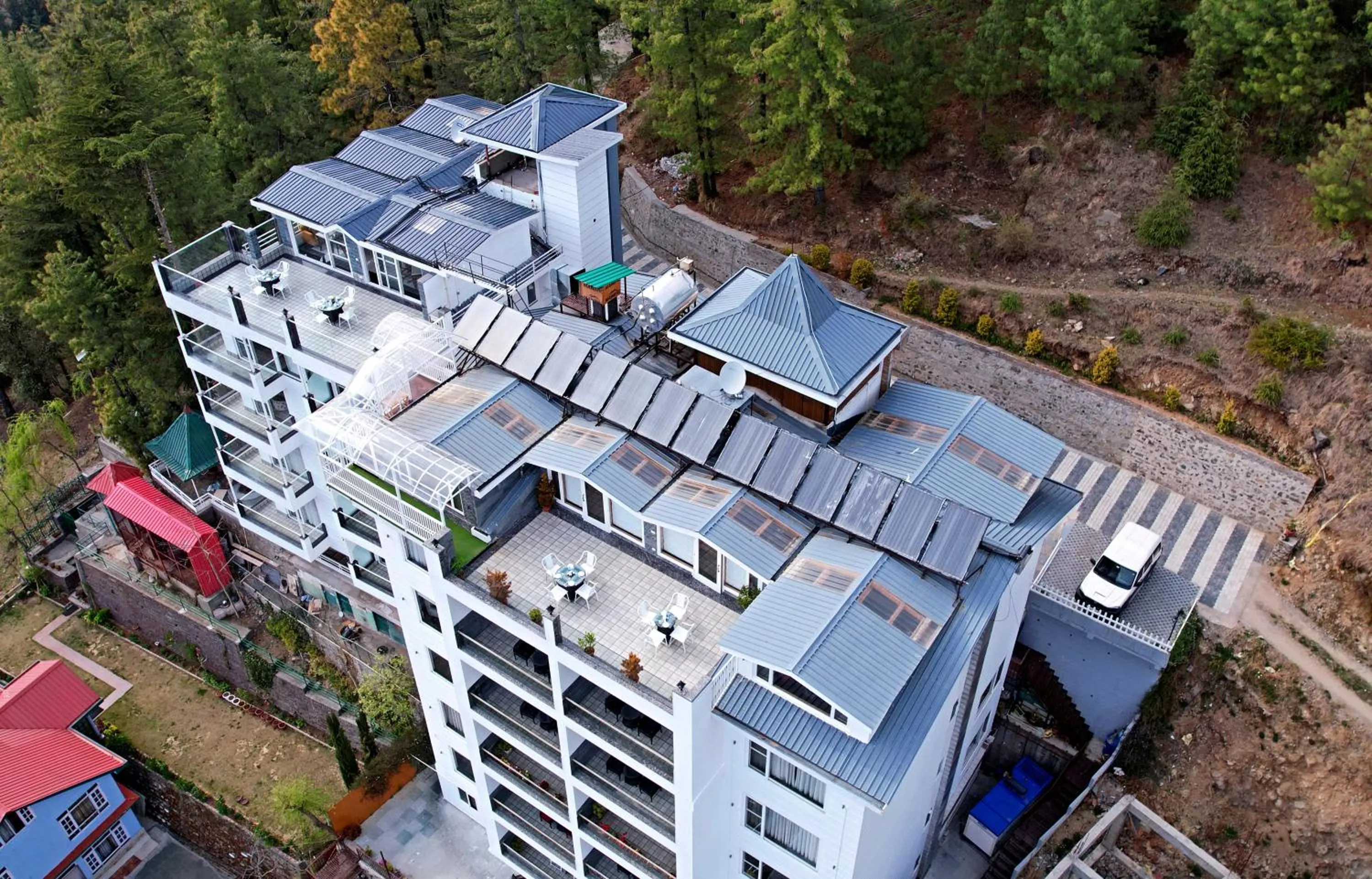 Bird's eye view in The Retreat Mashobra, Shimla