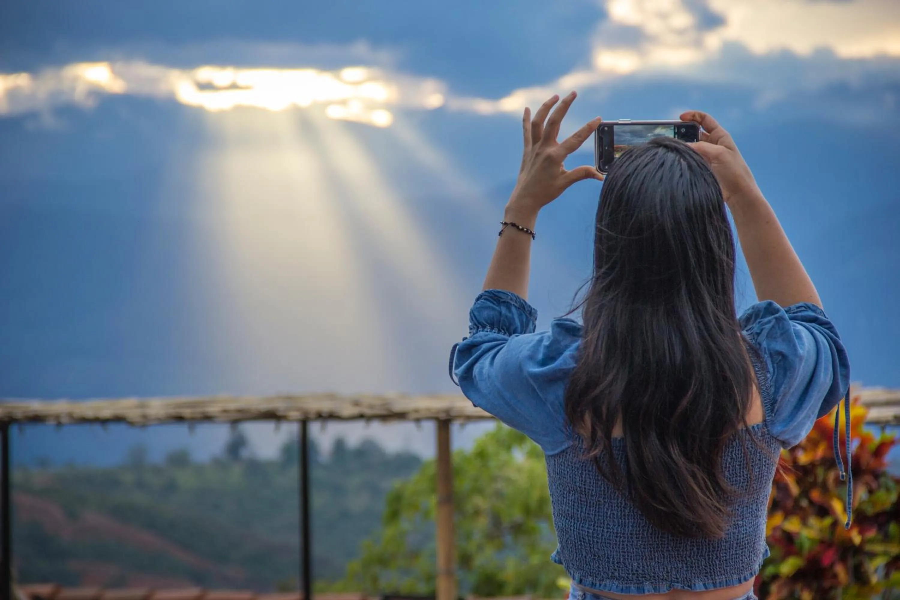 Sunset in Hotel Terra Barichara