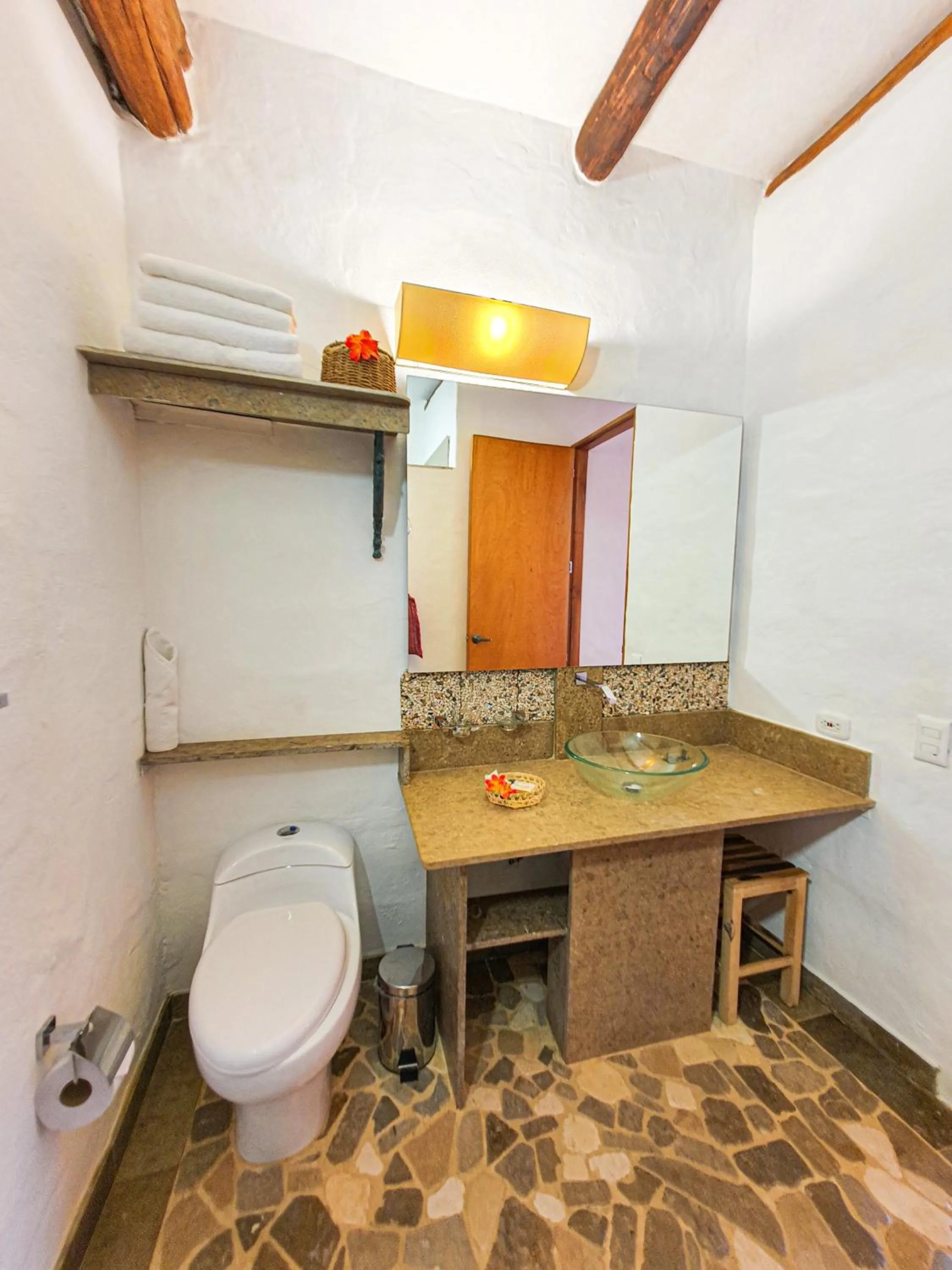 Shower in Hotel Terra Barichara