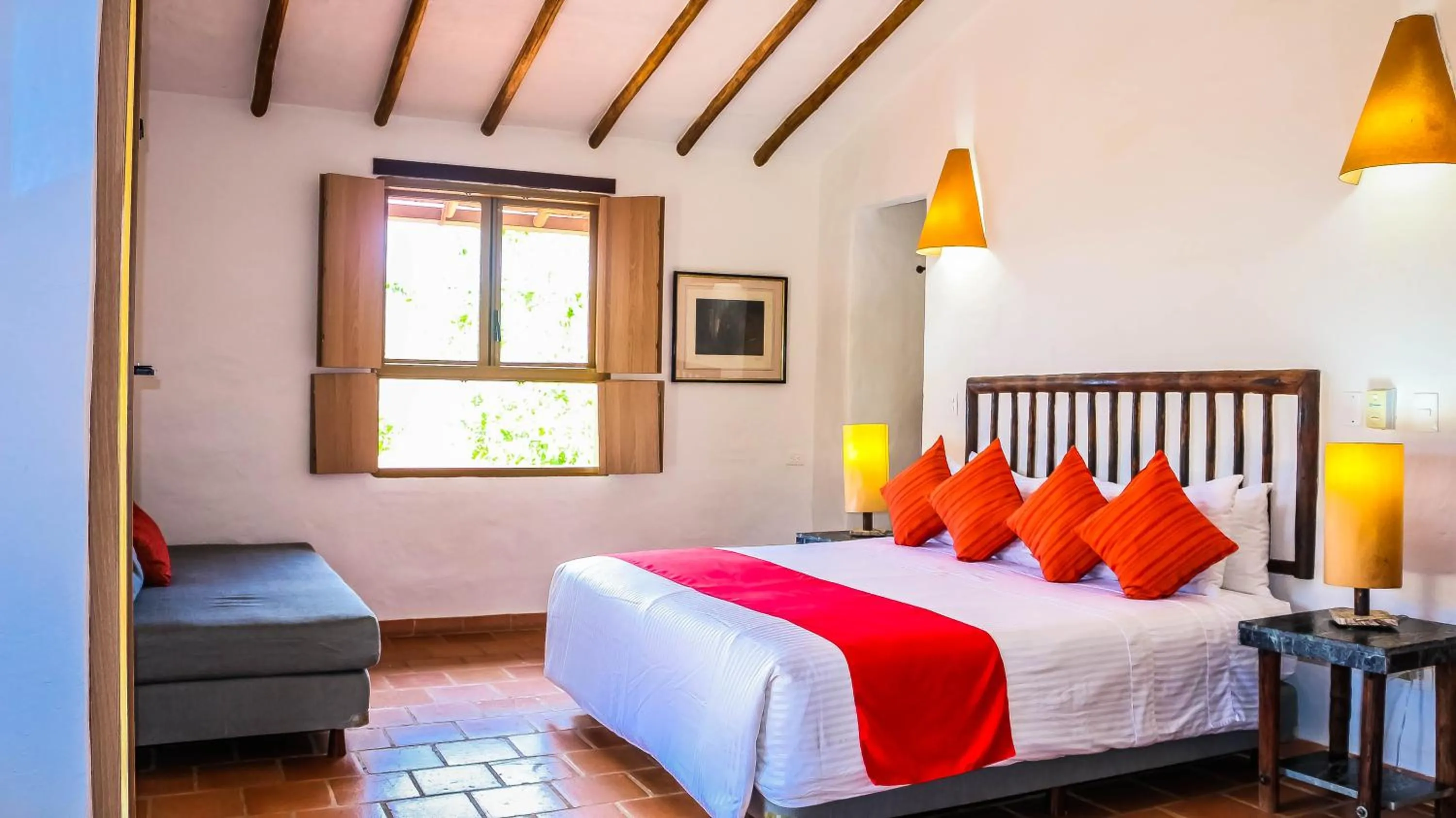 Bed in Hotel Terra Barichara