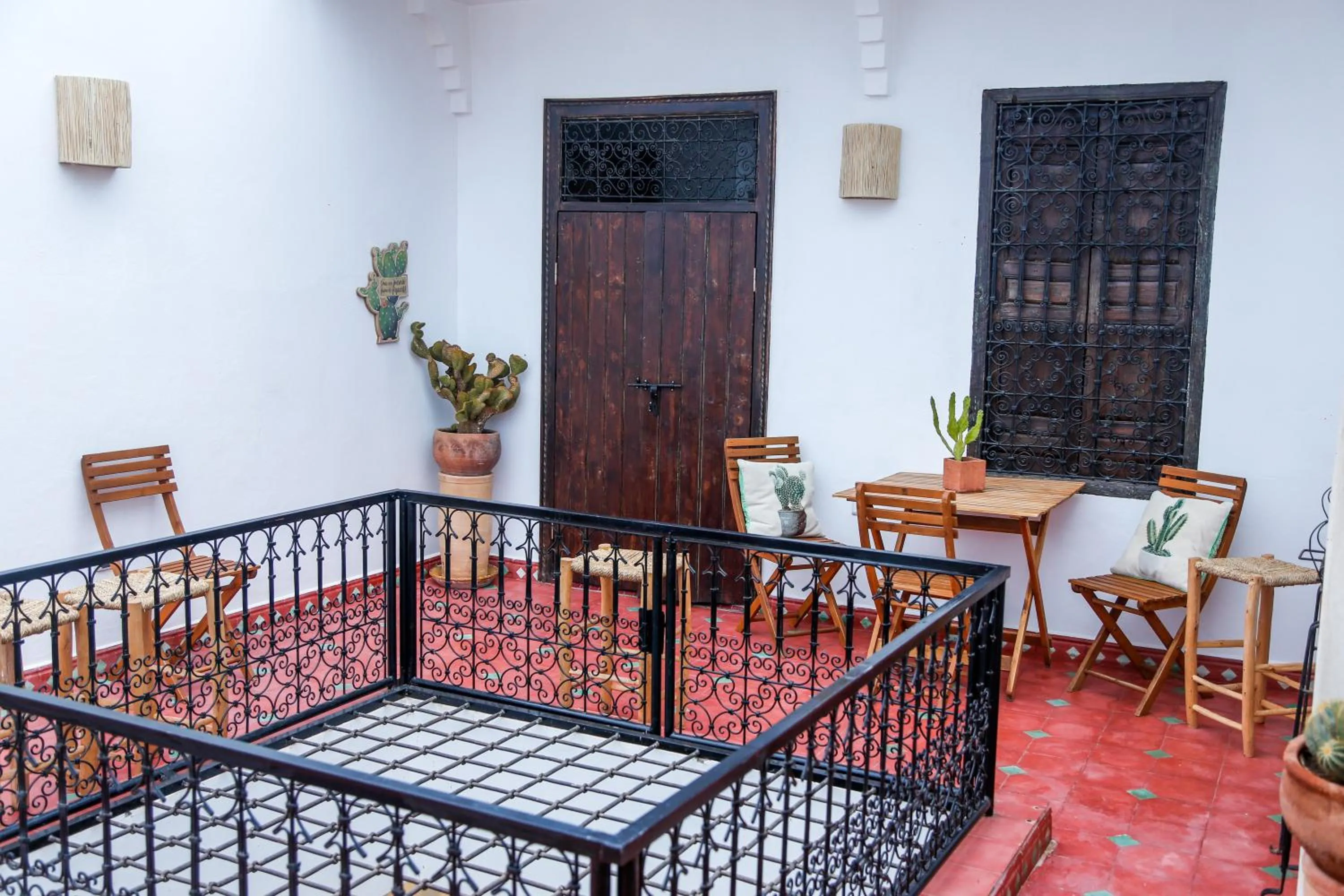 Patio in Riad Dada Mouss & Suites