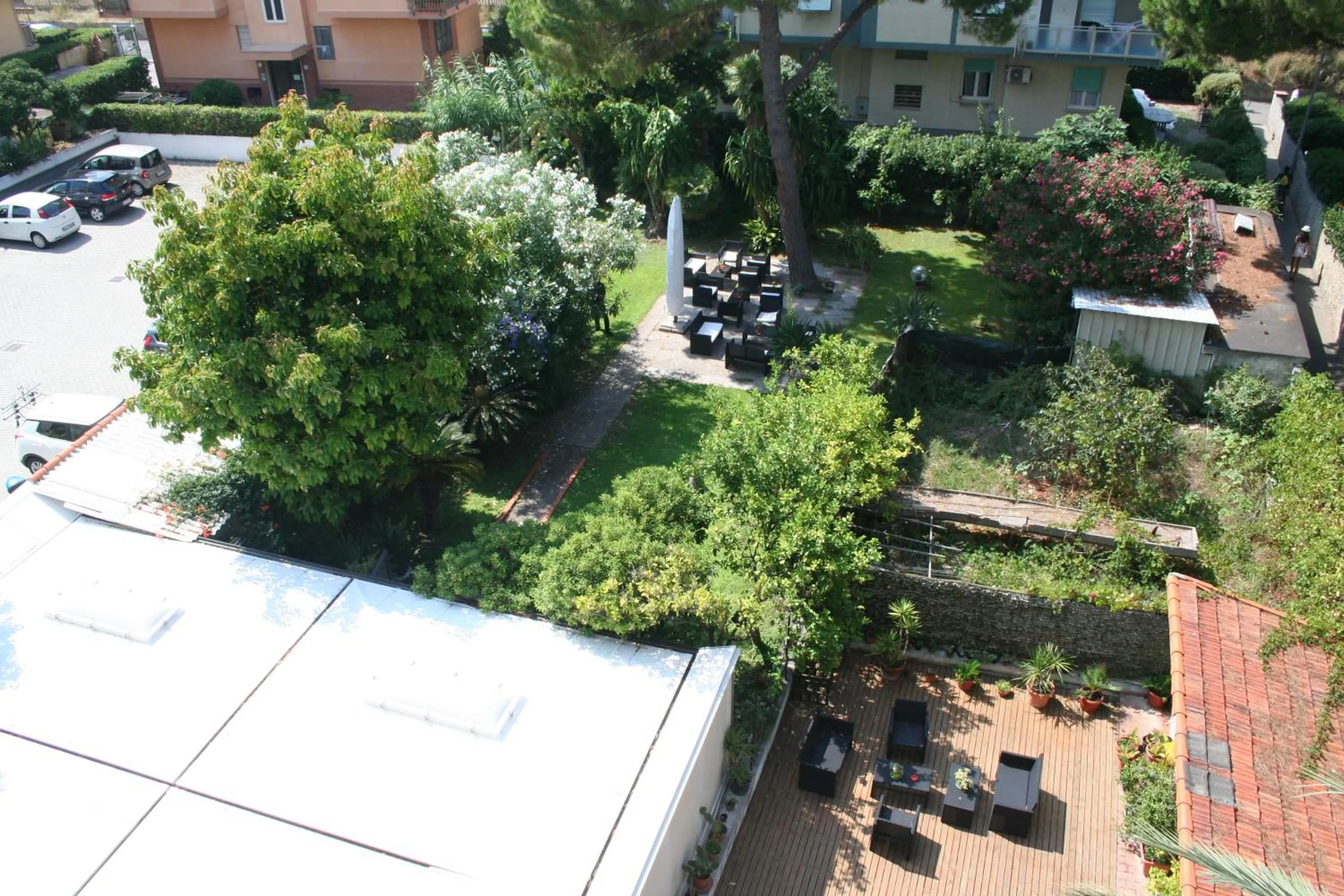 Garden view in Hotel Rosalia