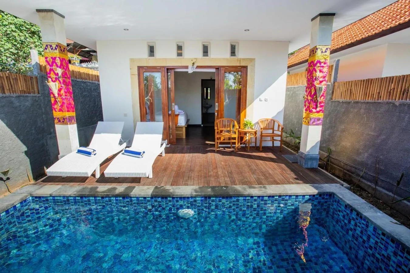 Balcony/Terrace in Ambengan Private Villas