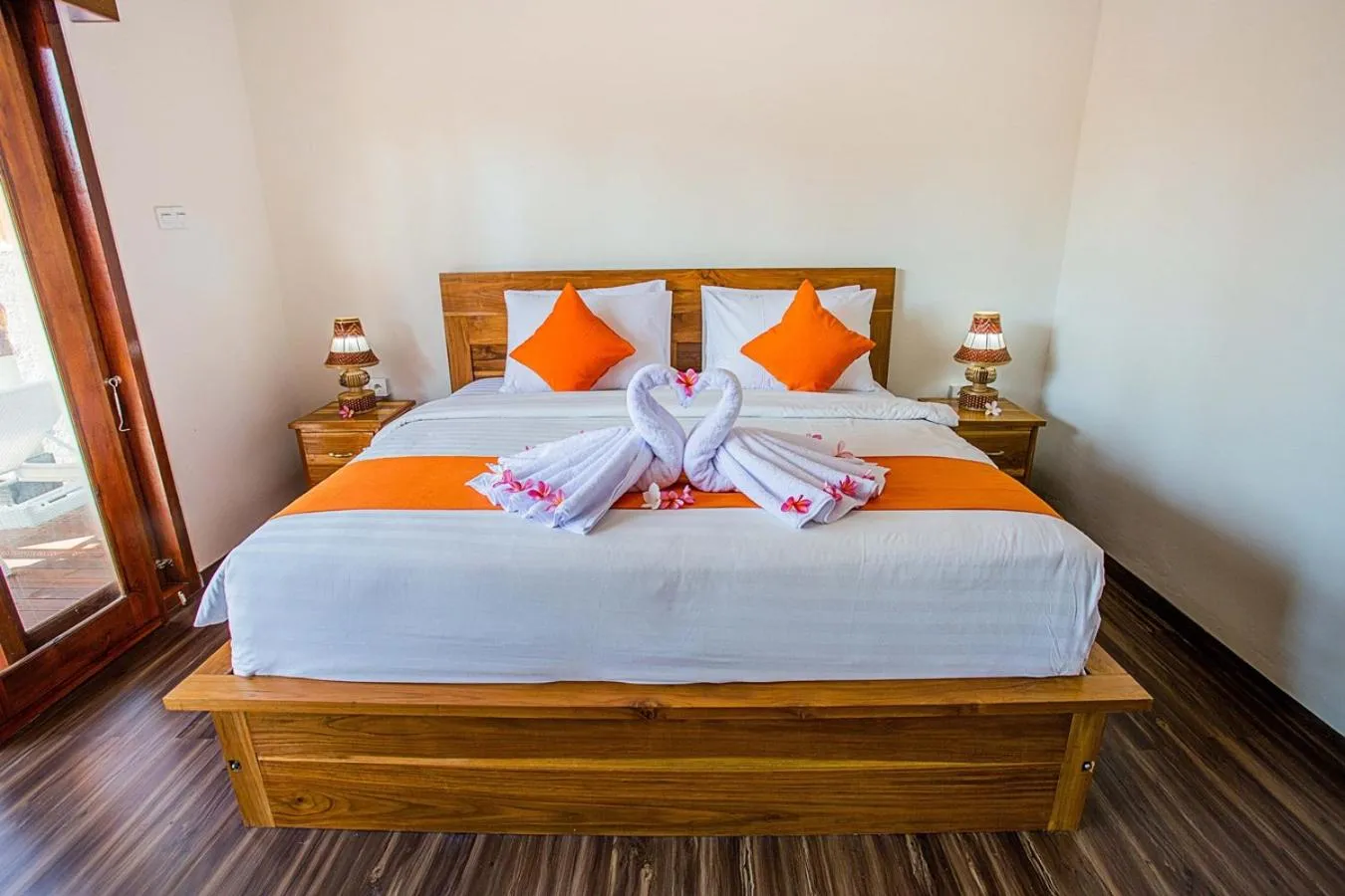 Bed in Ambengan Private Villas