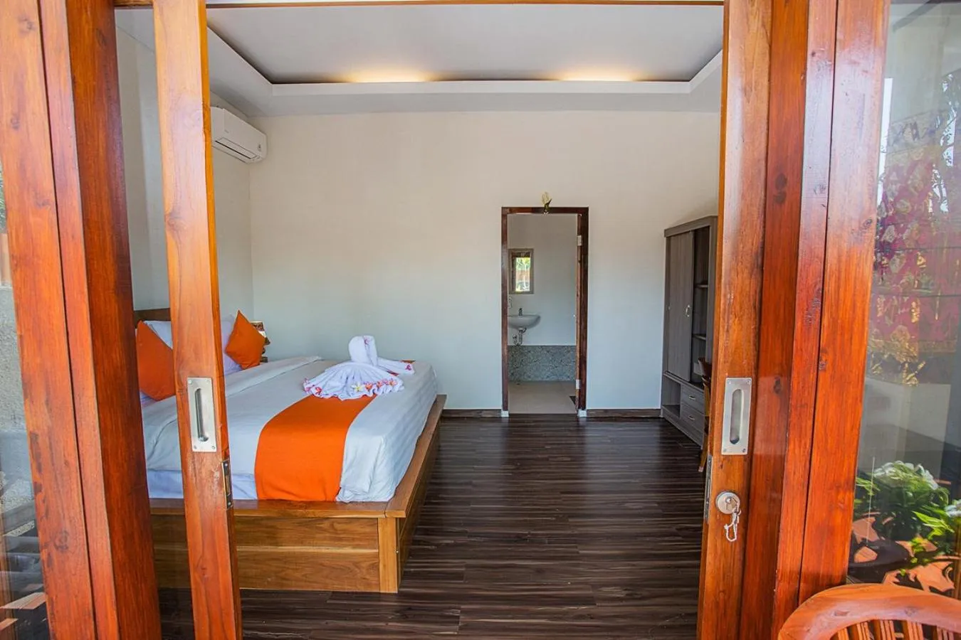 Bed in Ambengan Private Villas