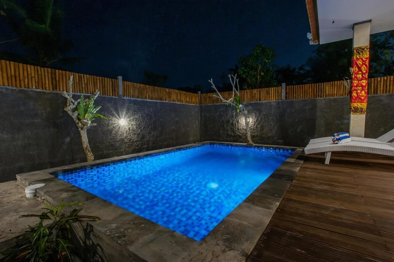 Pool view in Ambengan Private Villas