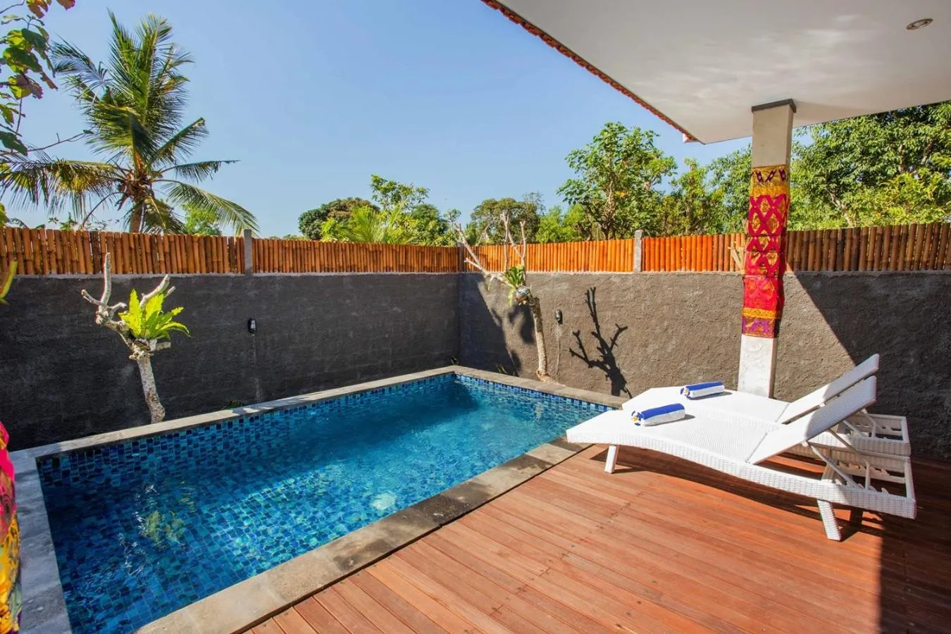 Pool view in Ambengan Private Villas