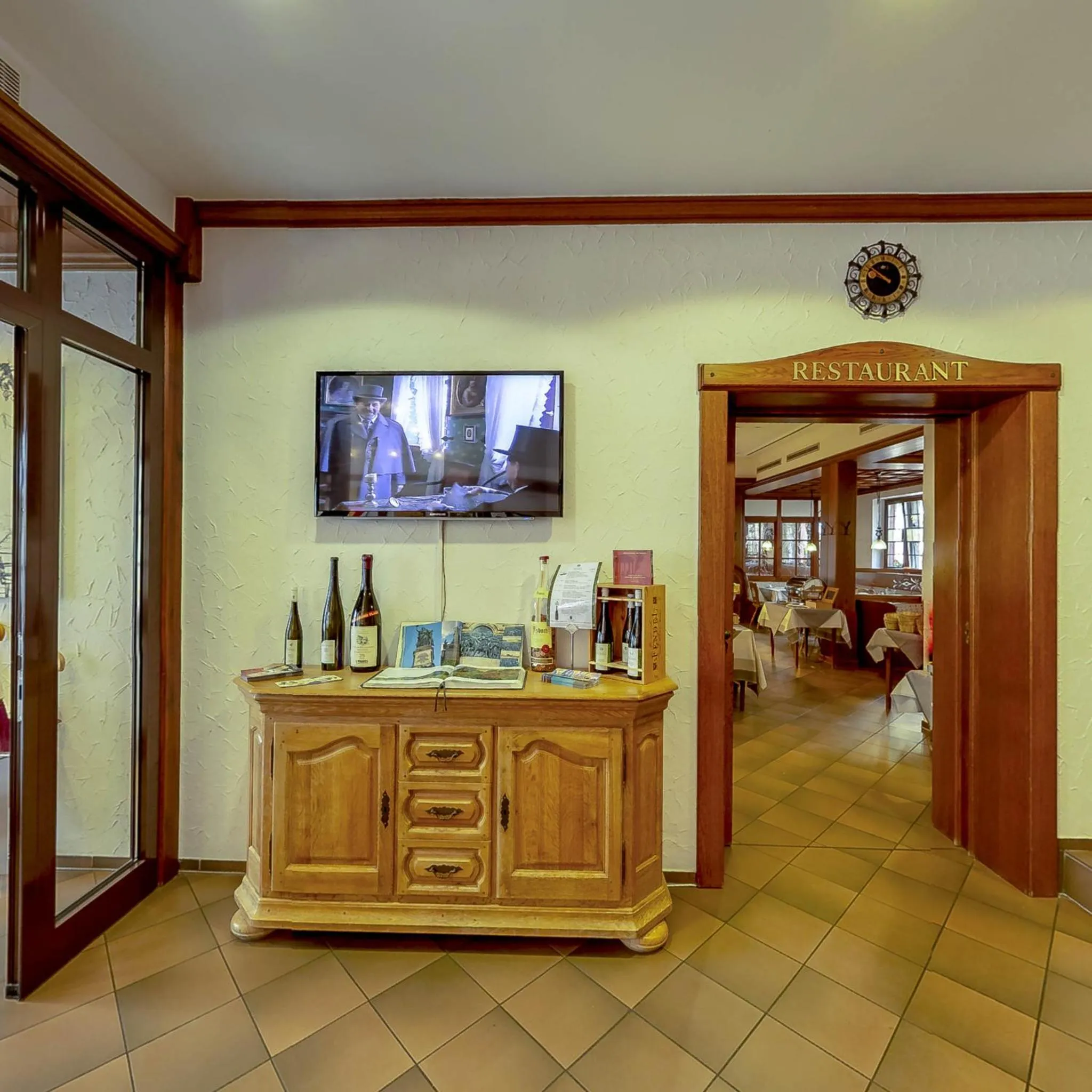 Lobby or reception in Hotel Felsenkeller