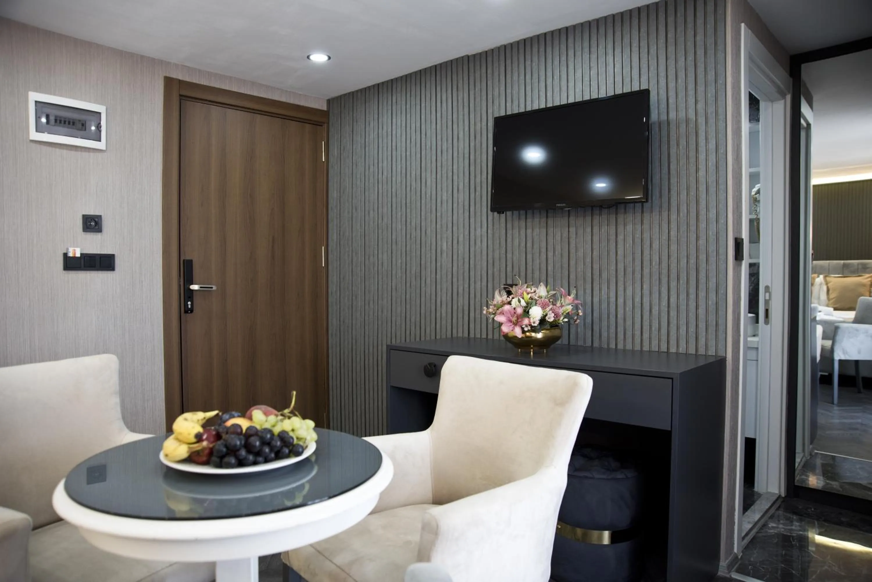 Seating area in Grand Bagoz Hotel