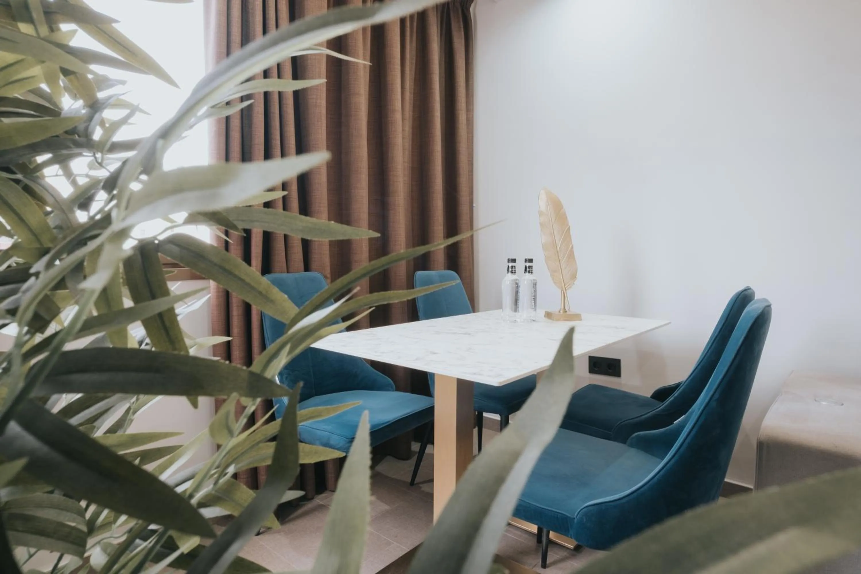 Seating area in Poem Suites, Las Canteras