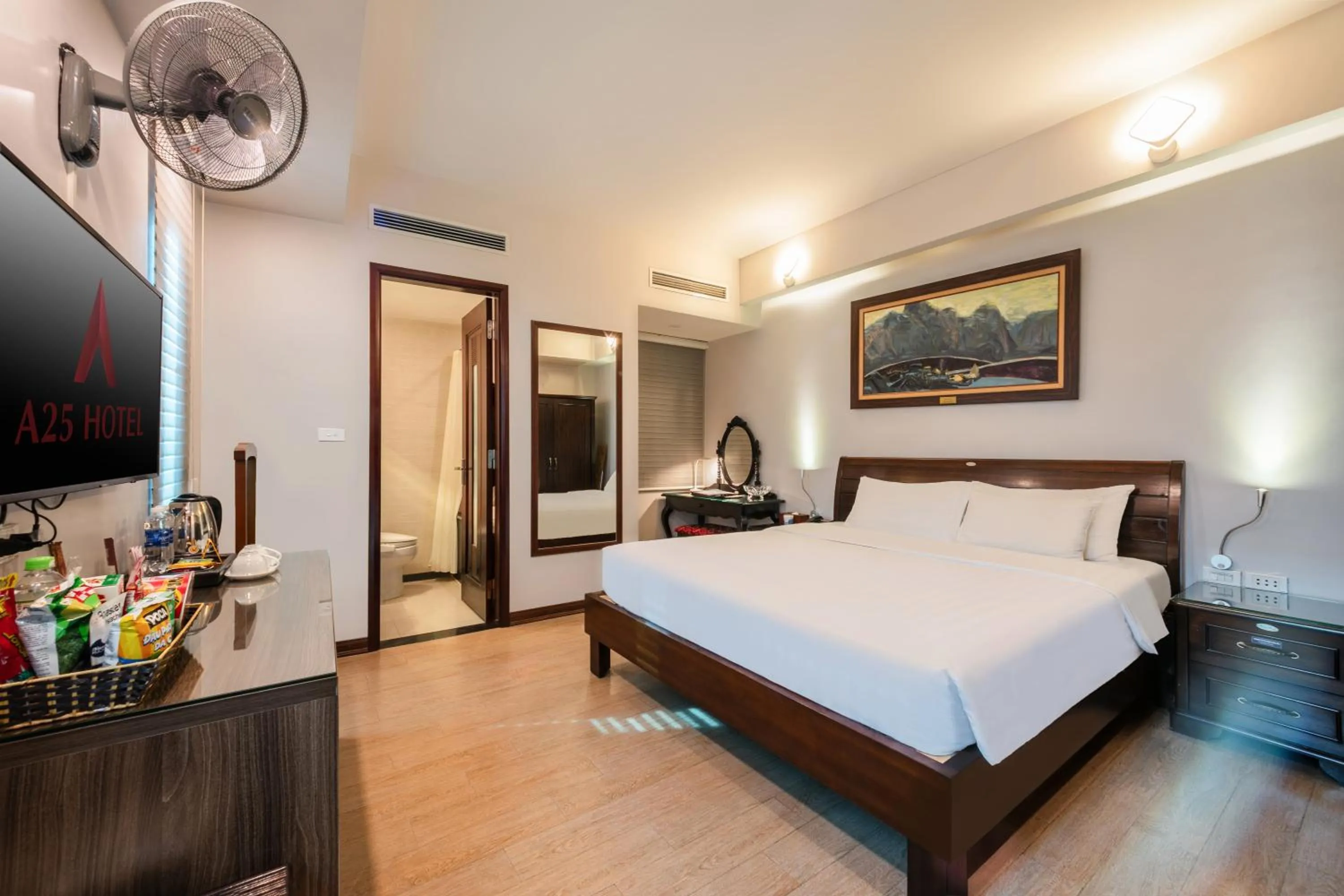 Bed in A25 Hotel - 88 Nguyễn Khuyến