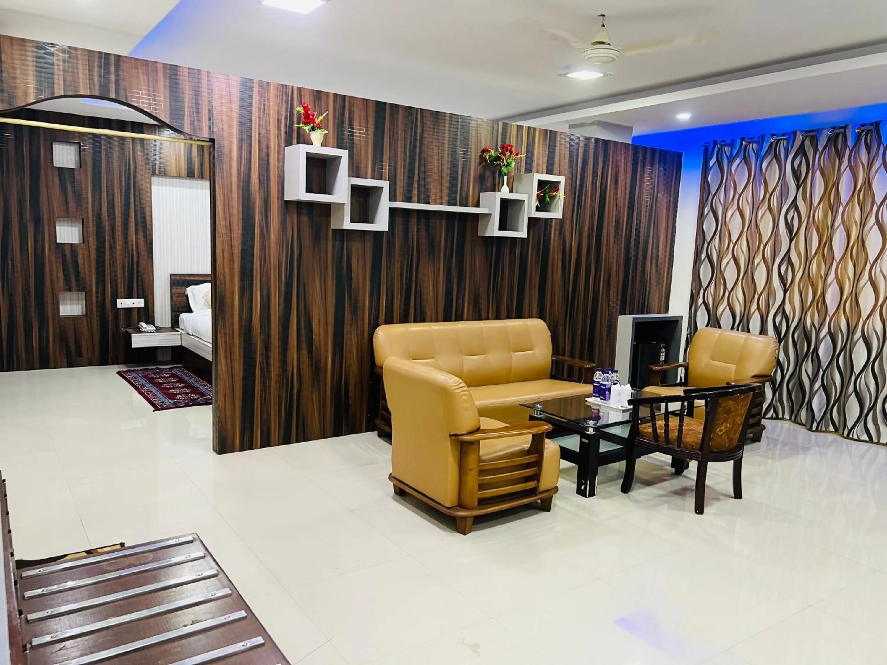 Seating area in Bodhgaya Regency Hotel