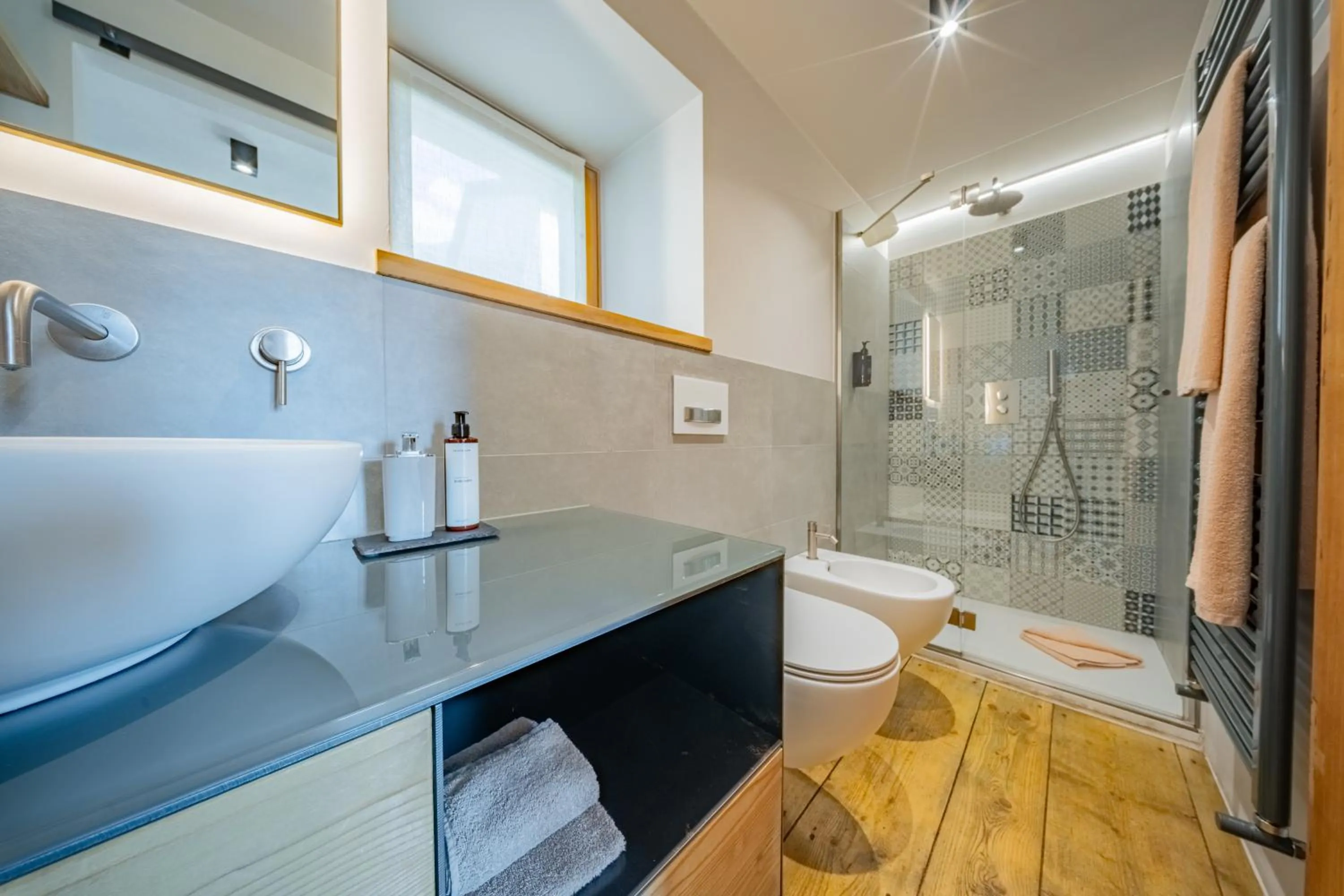 Shower in Casa Pasini-Foresteria