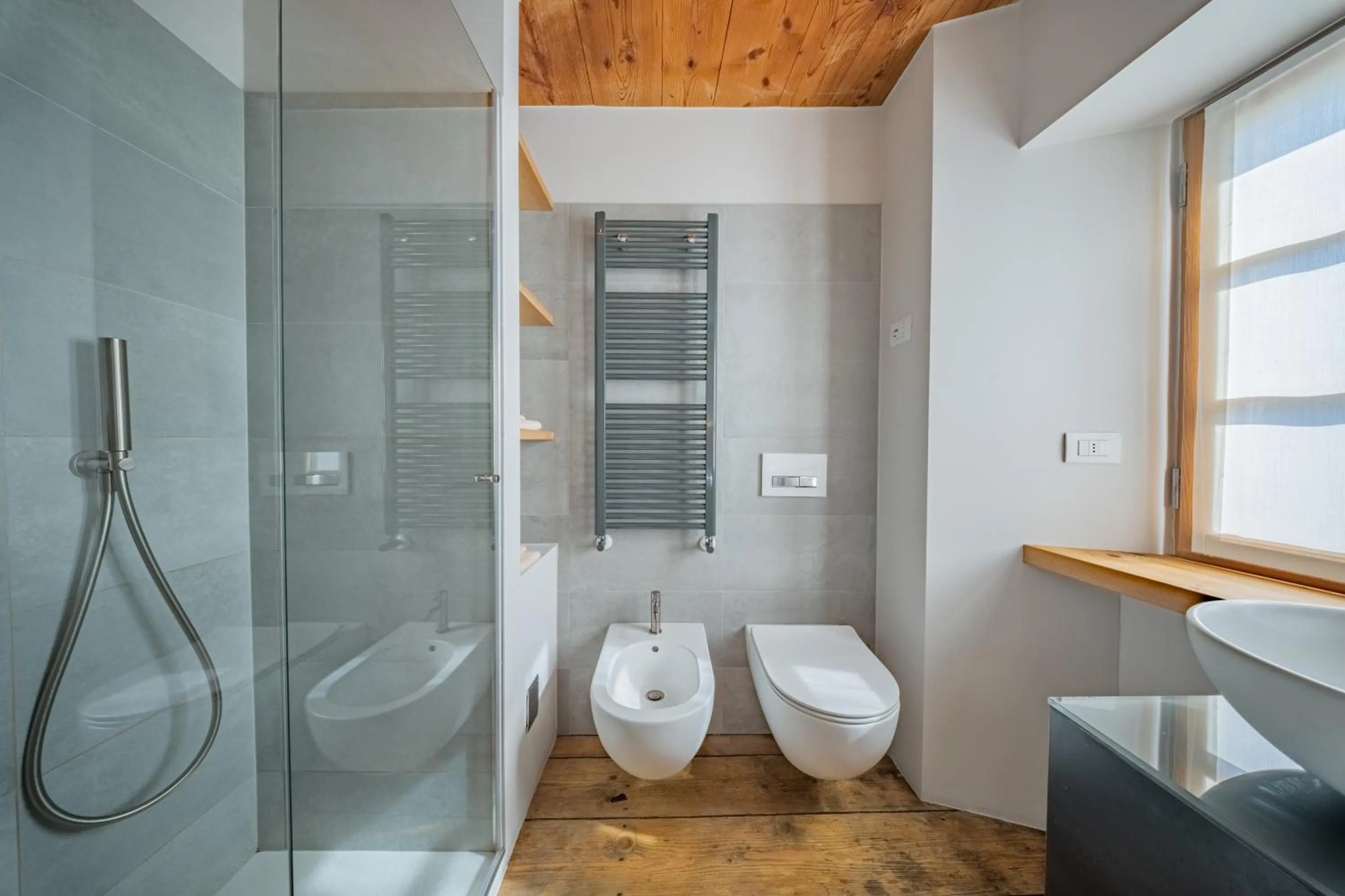 Shower in Casa Pasini-Foresteria