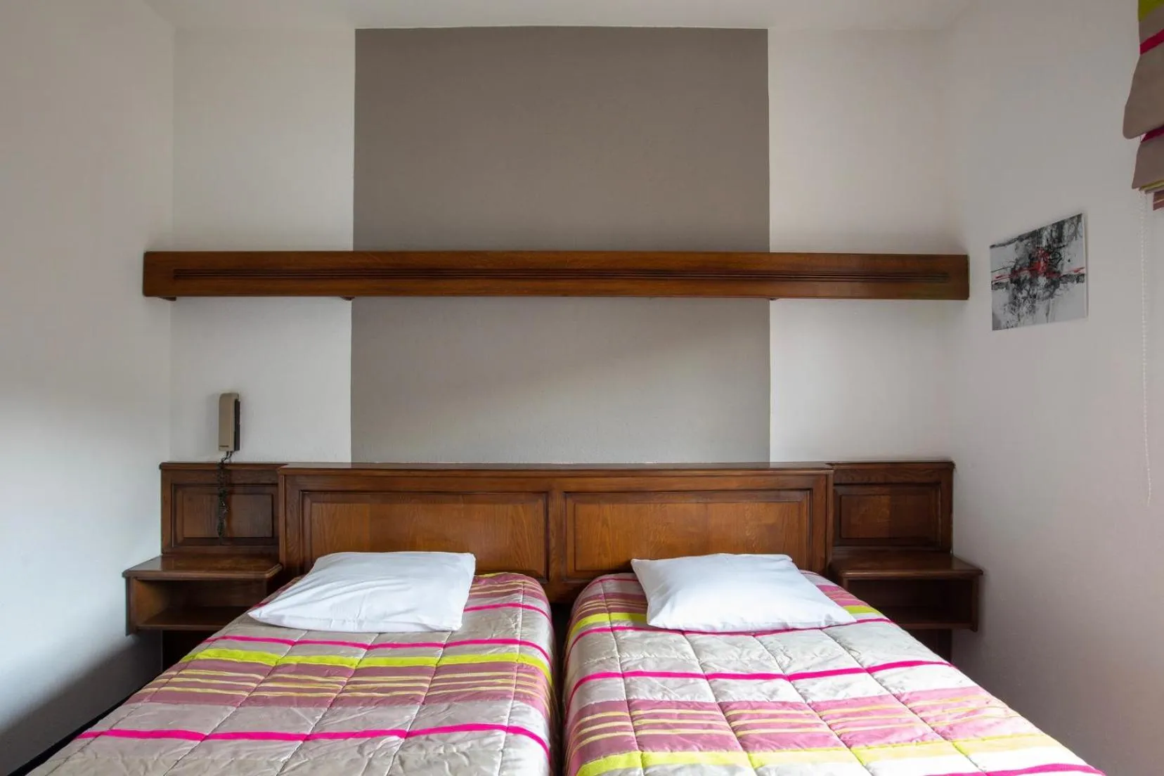 Bed in Hôtel Restaurant et Spa Au Tilleul