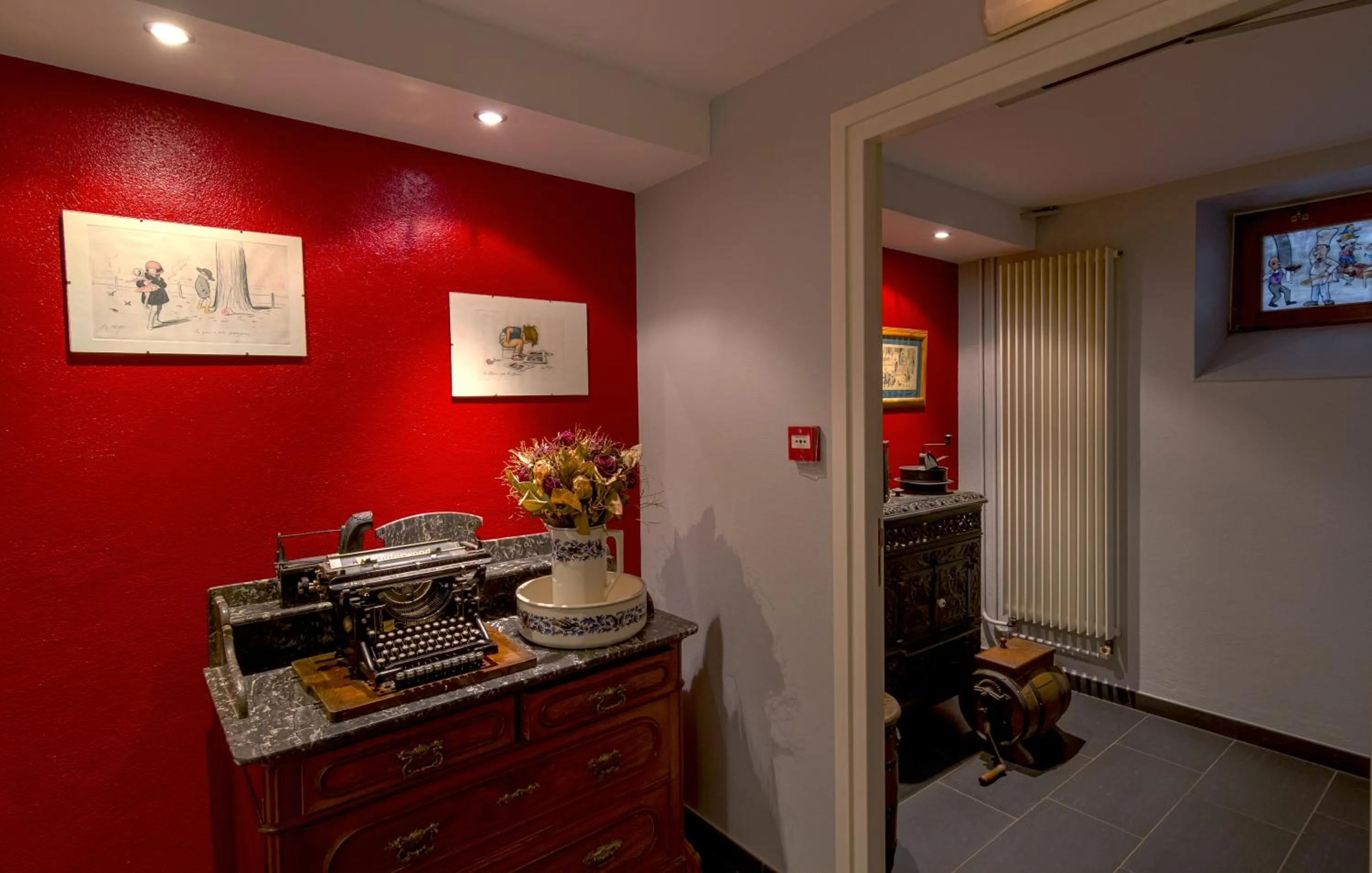 Decorative detail in Hôtel Restaurant et Spa Au Tilleul