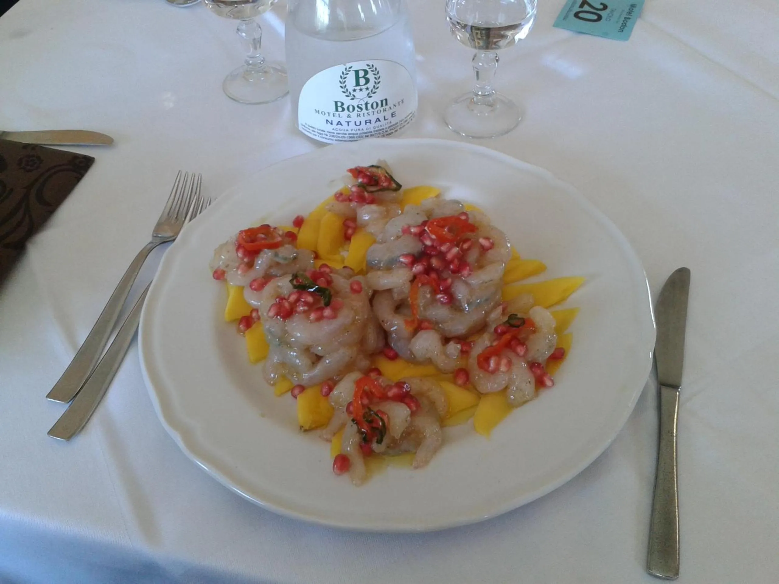 Food close-up in Motel Boston