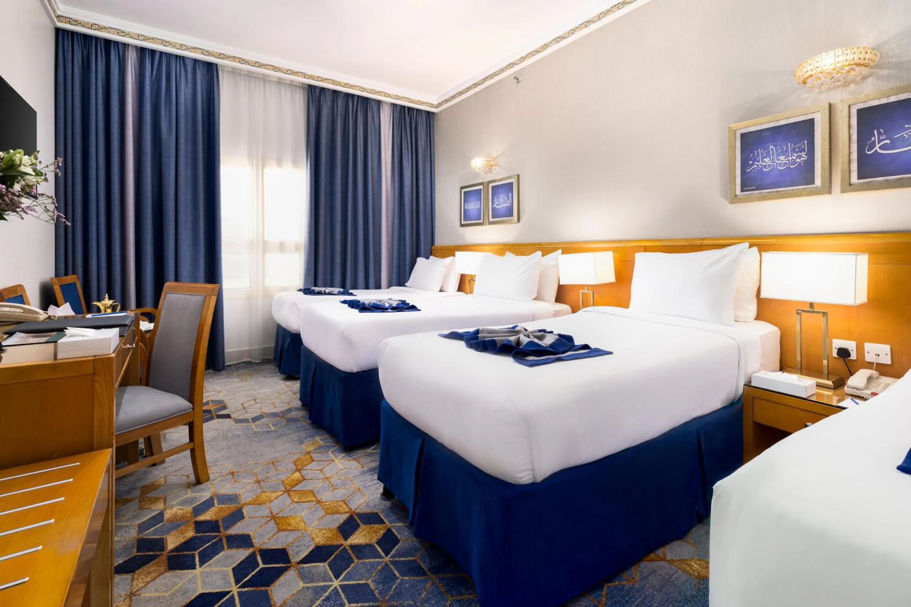 Bedroom, Bed in Emaar Grand Hotel