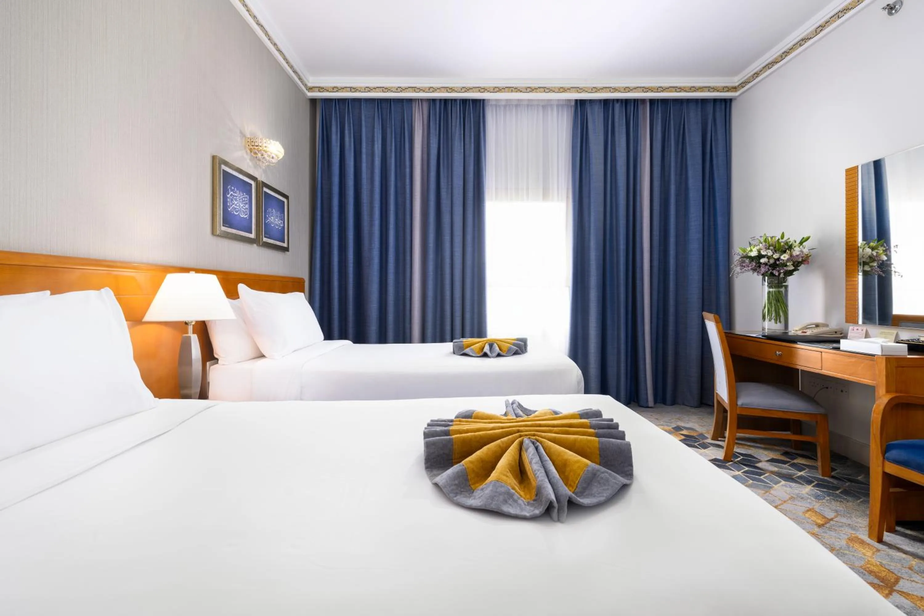 Bedroom, Bed in Emaar Grand Hotel