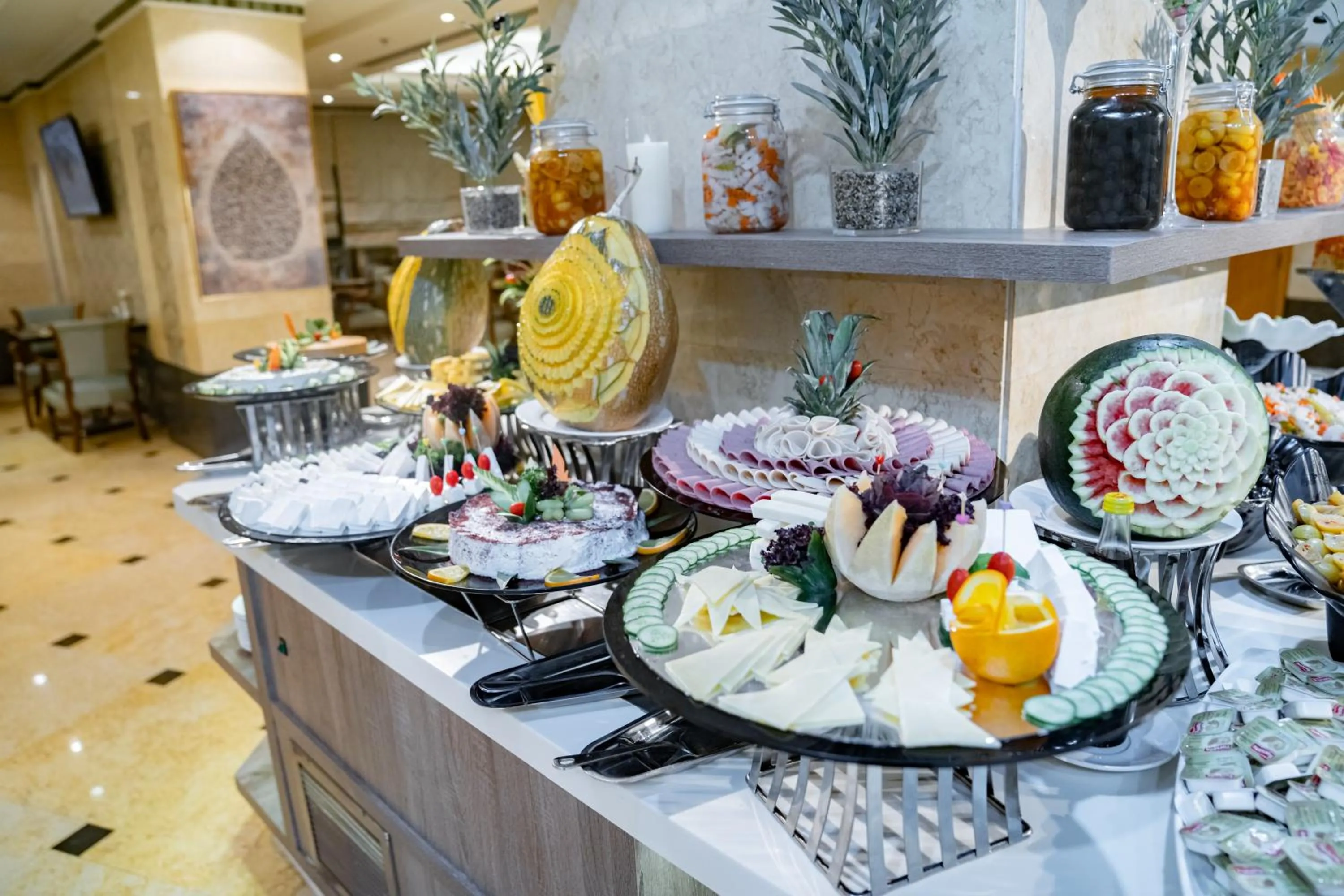 Food and drinks in Emaar Grand Hotel