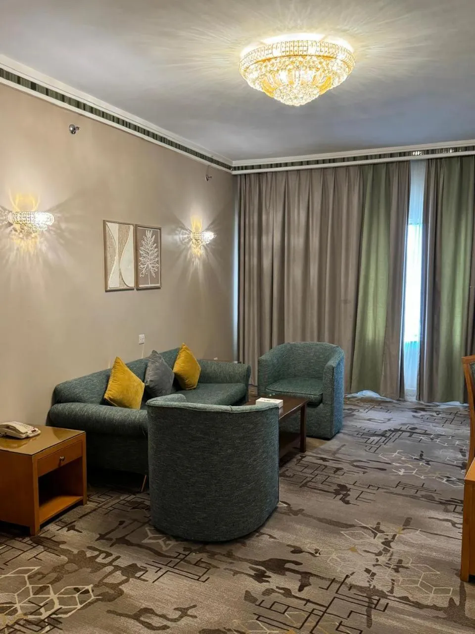 Seating area in Emaar Grand Hotel