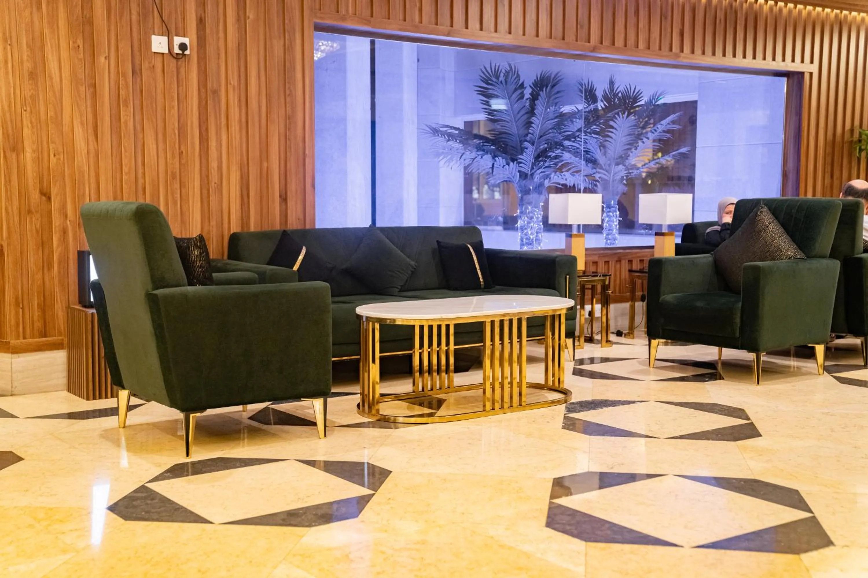 Seating area in Emaar Grand Hotel