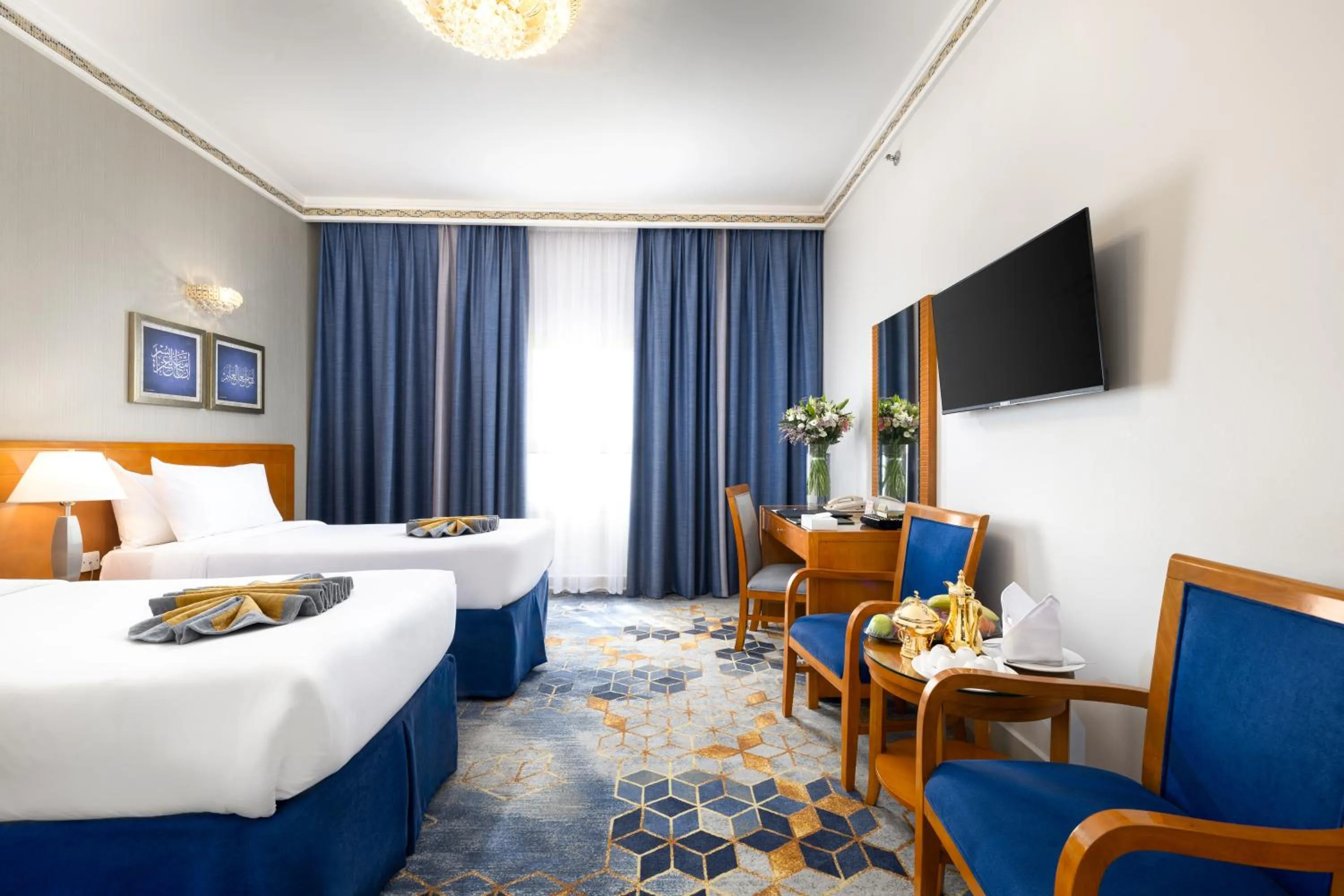 Bedroom, Bed in Emaar Grand Hotel