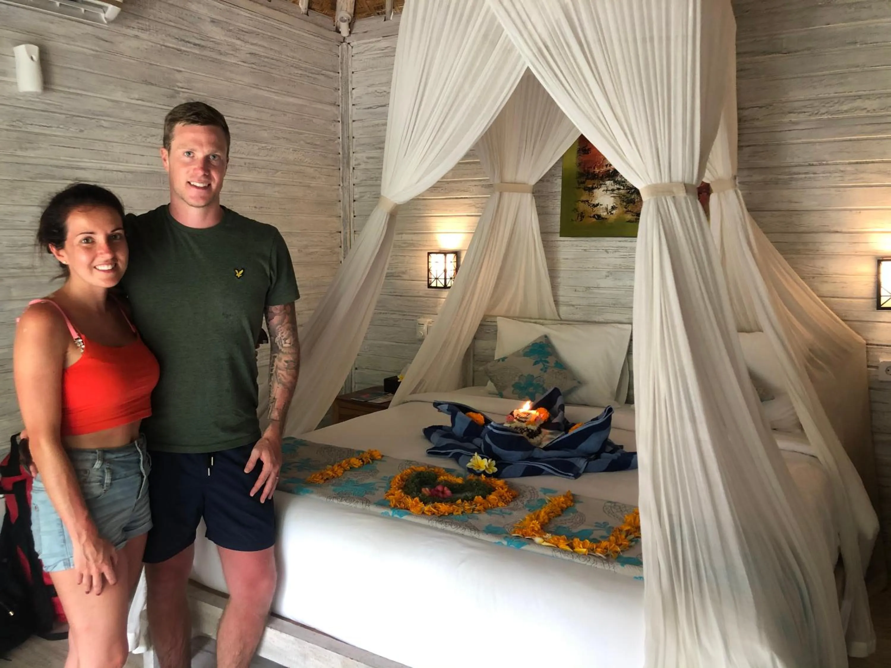 Guests, Bed in The Lucky Cottage