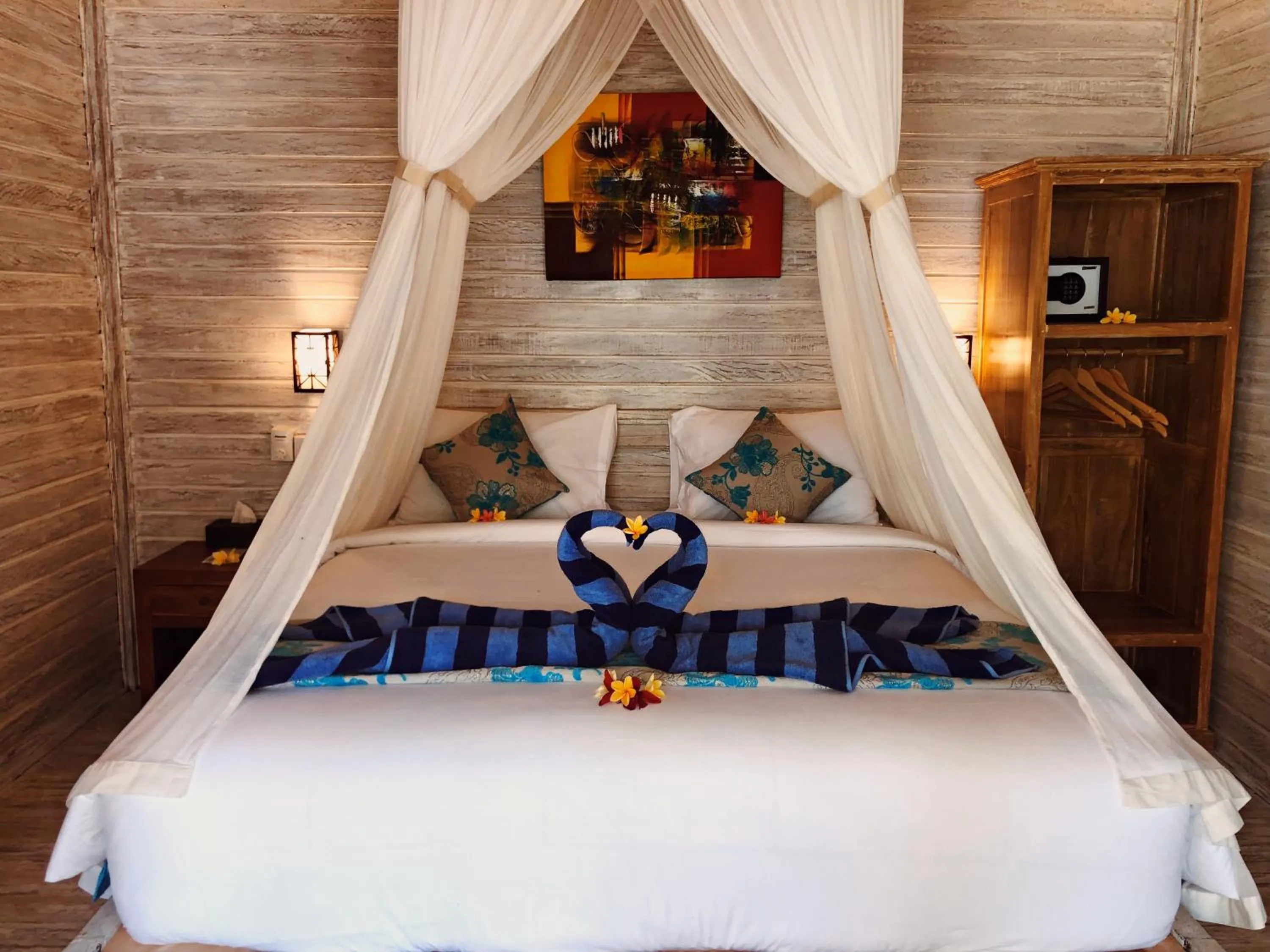 Bed in The Lucky Cottage