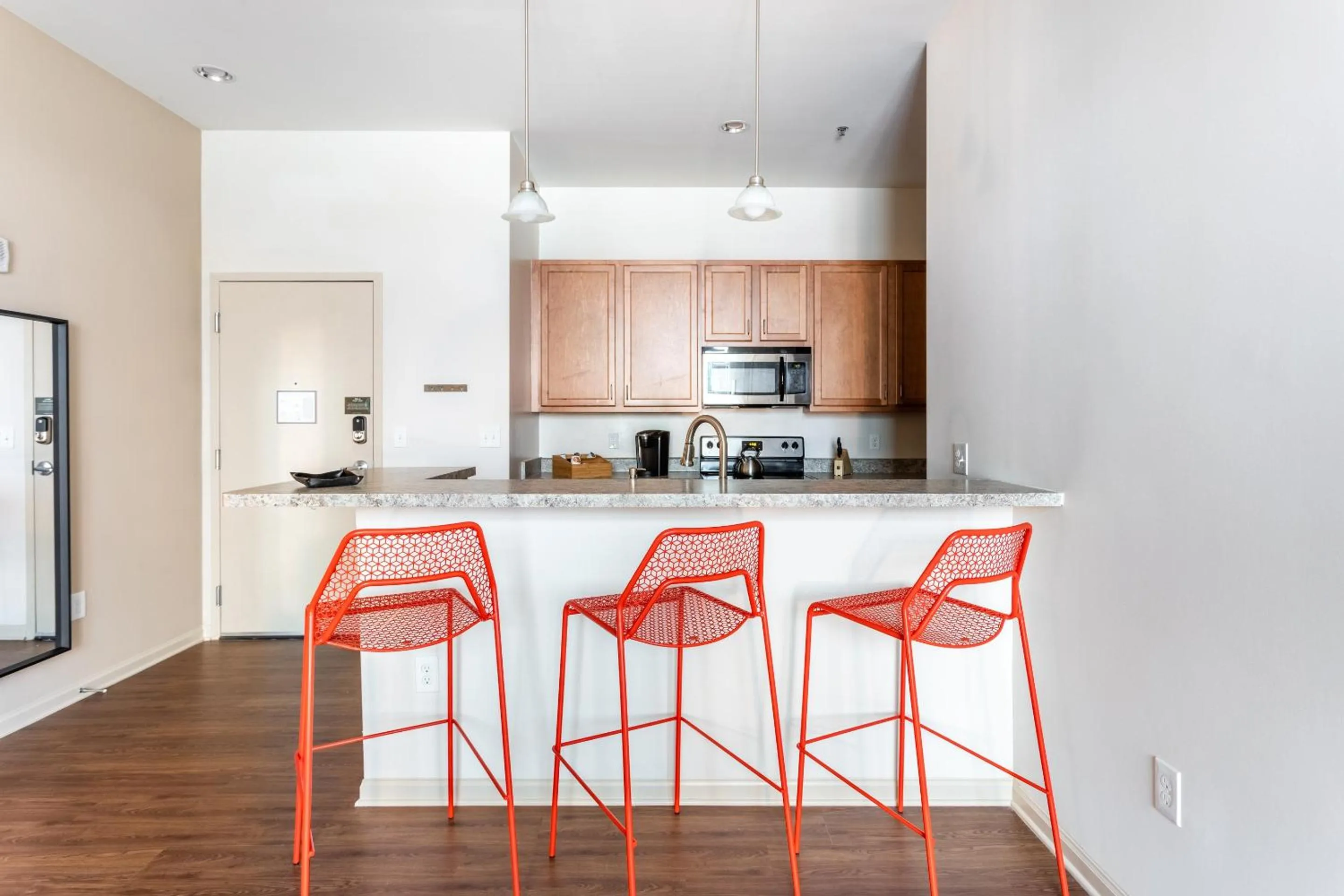 Kitchen or kitchenette in Mint House Greenville Downtown By Kasa