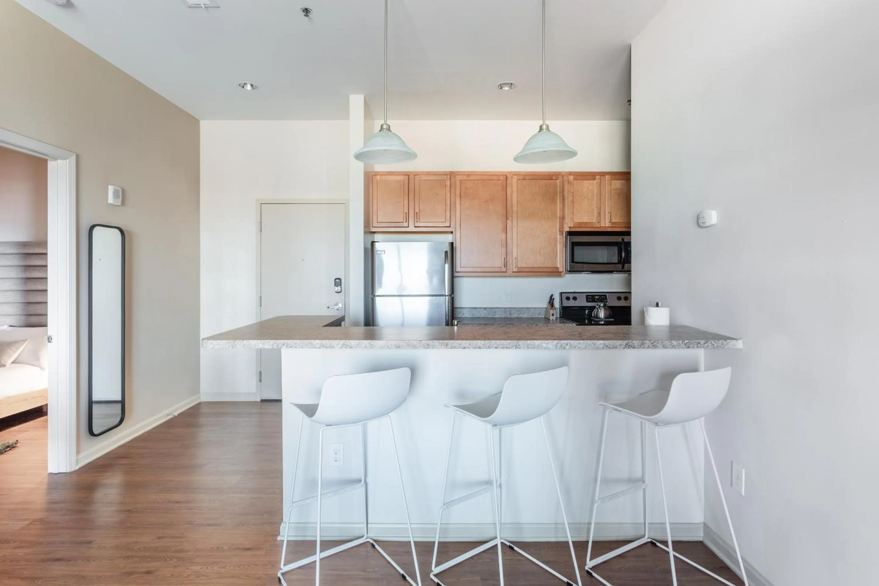 Kitchen or kitchenette in Mint House Greenville Downtown By Kasa