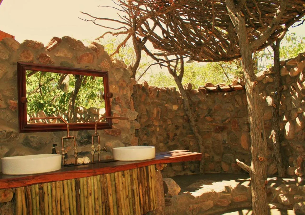 Bathroom in Khowarib Lodge
