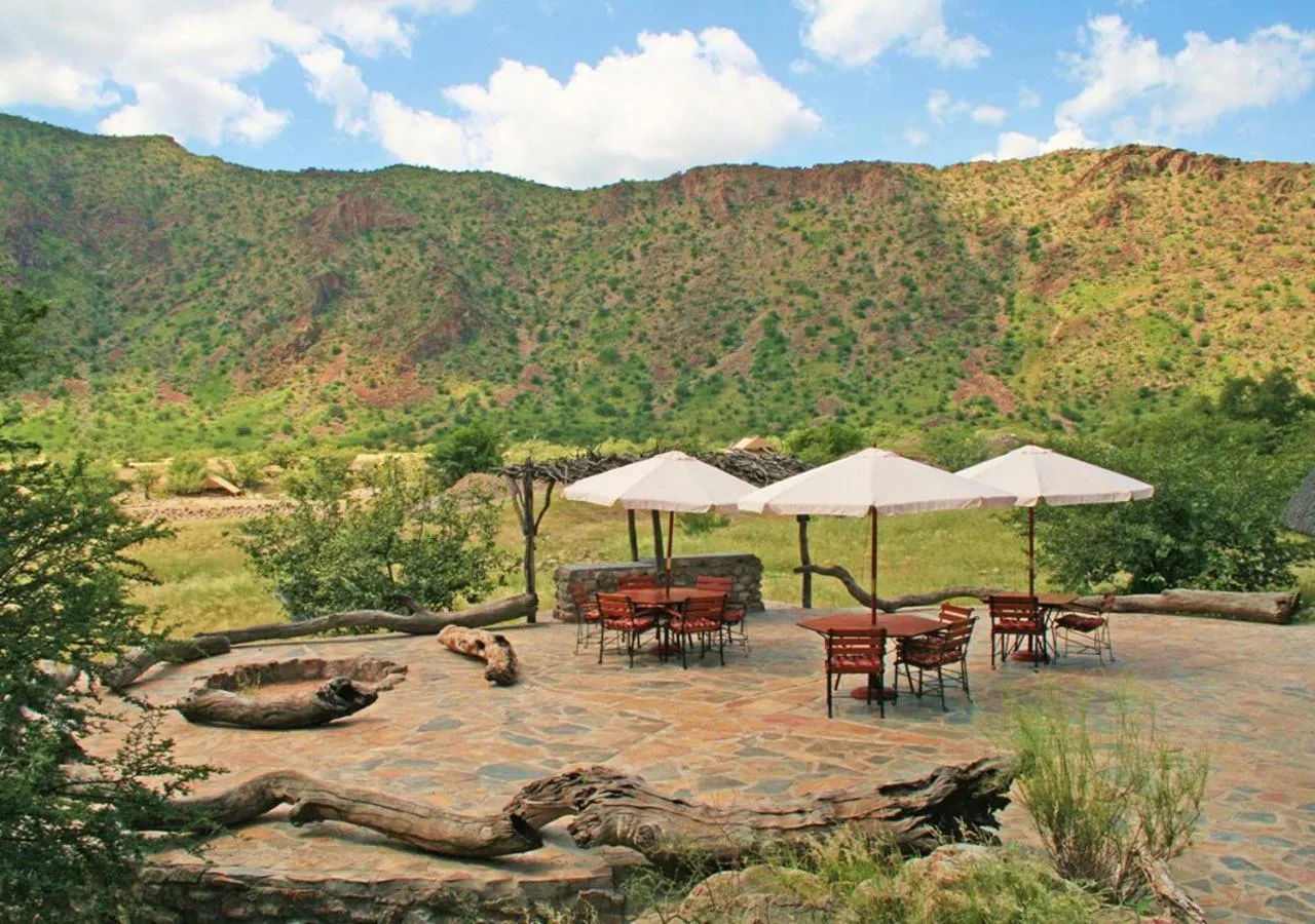 Patio in Khowarib Lodge
