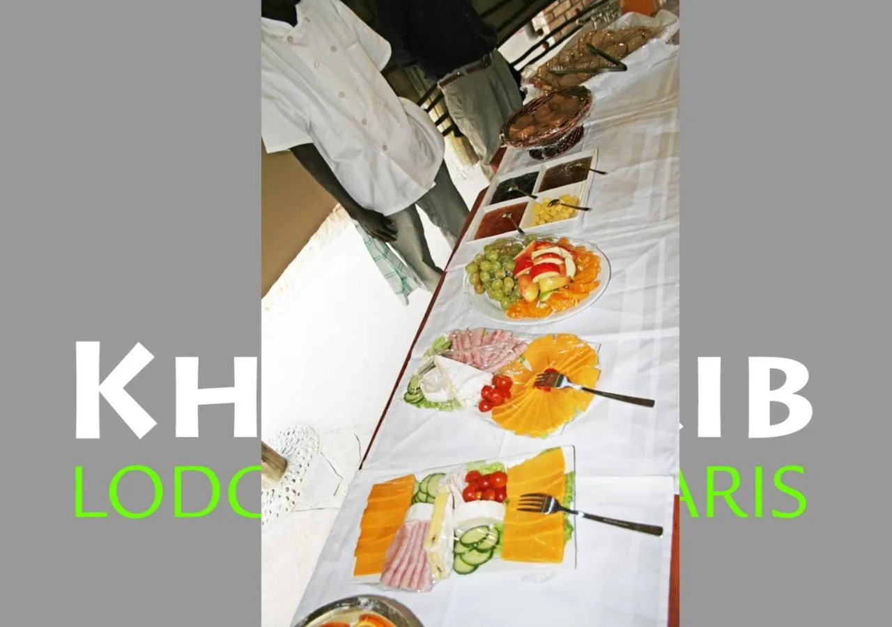 Breakfast in Khowarib Lodge