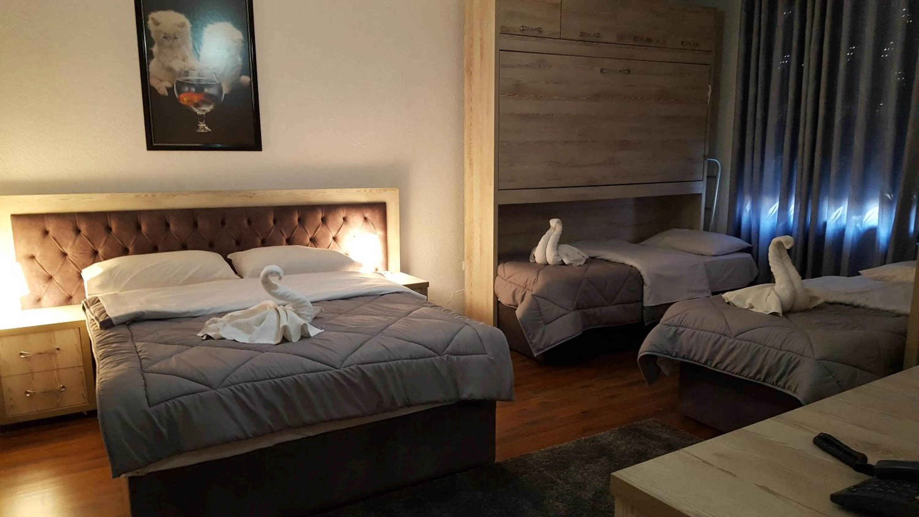 Decorative detail, Bed in Hotel Livia