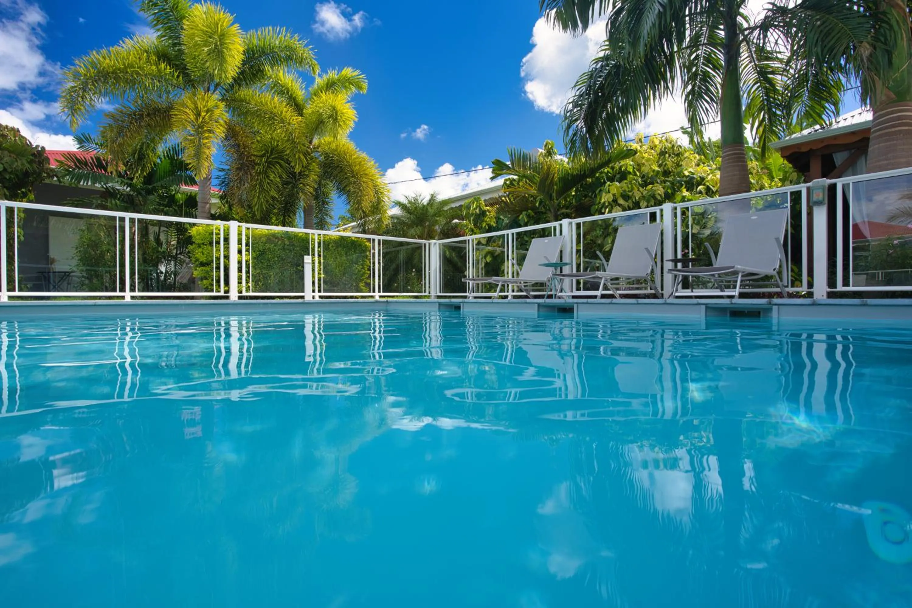 Pool view in Hôtel & Villa Le Cocotel