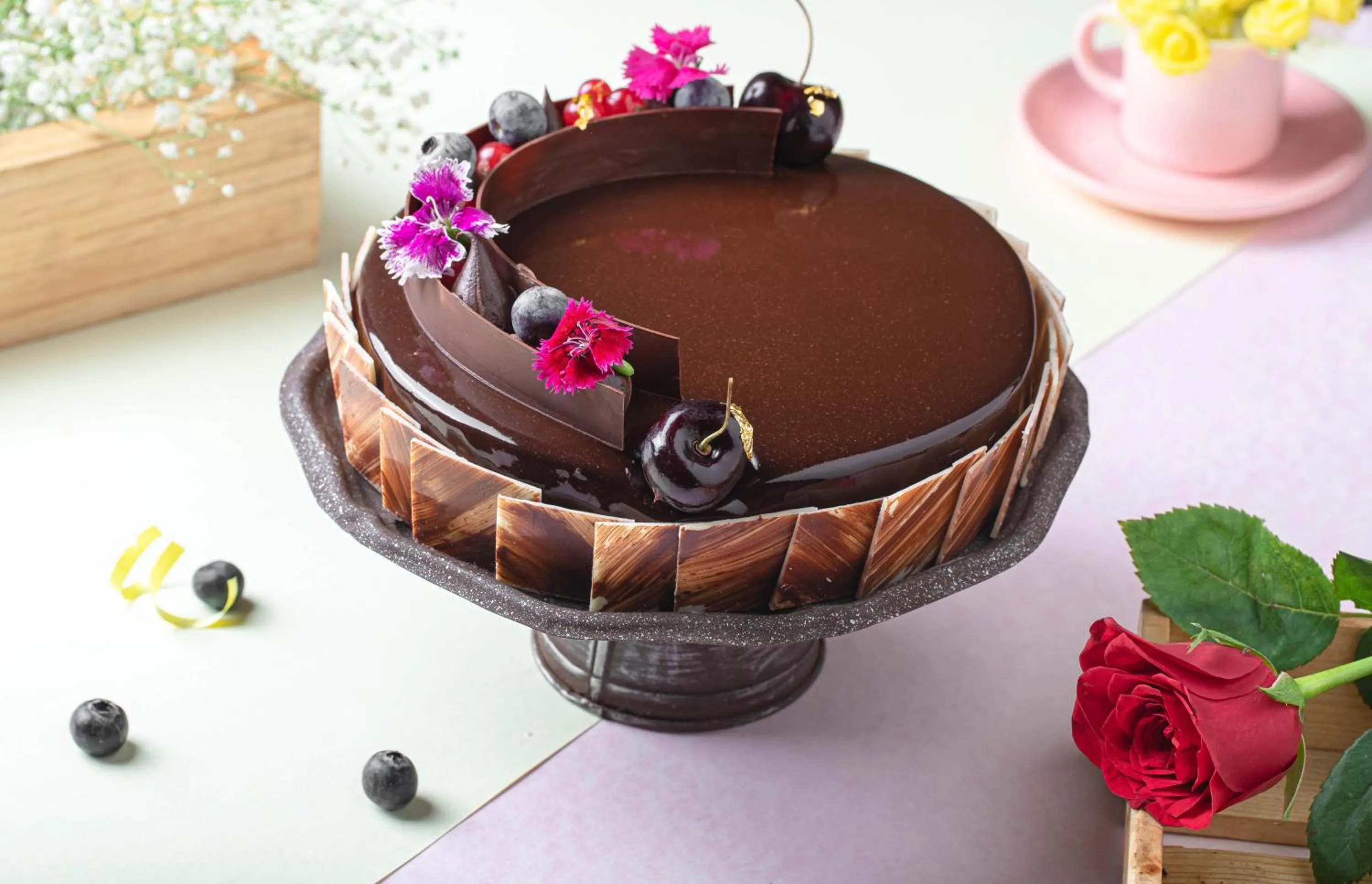 Food close-up in JW Marriott Hotel New Delhi Aerocity