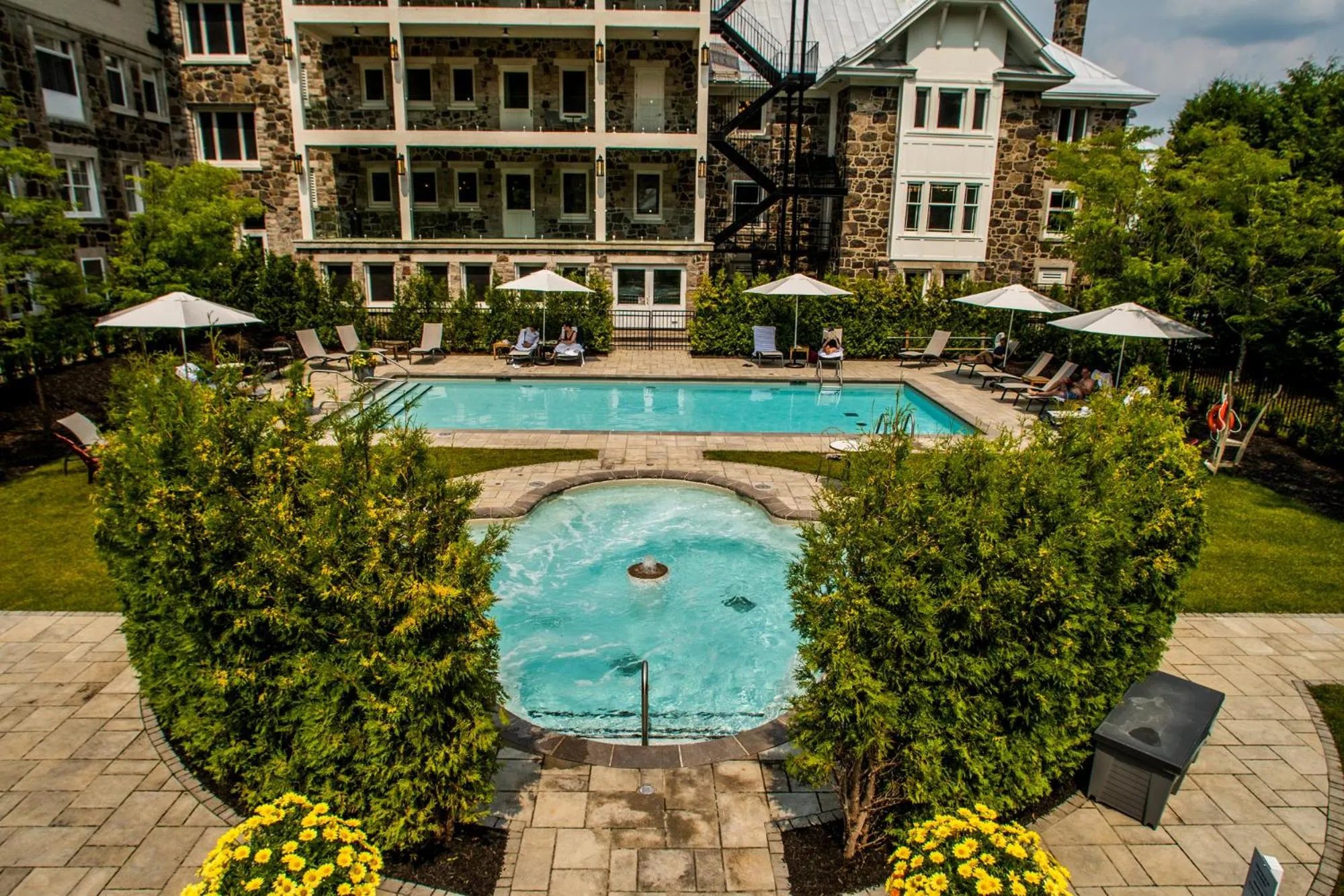 Spa and wellness centre/facilities in StoneHaven Le Manoir - Relais & Châteaux