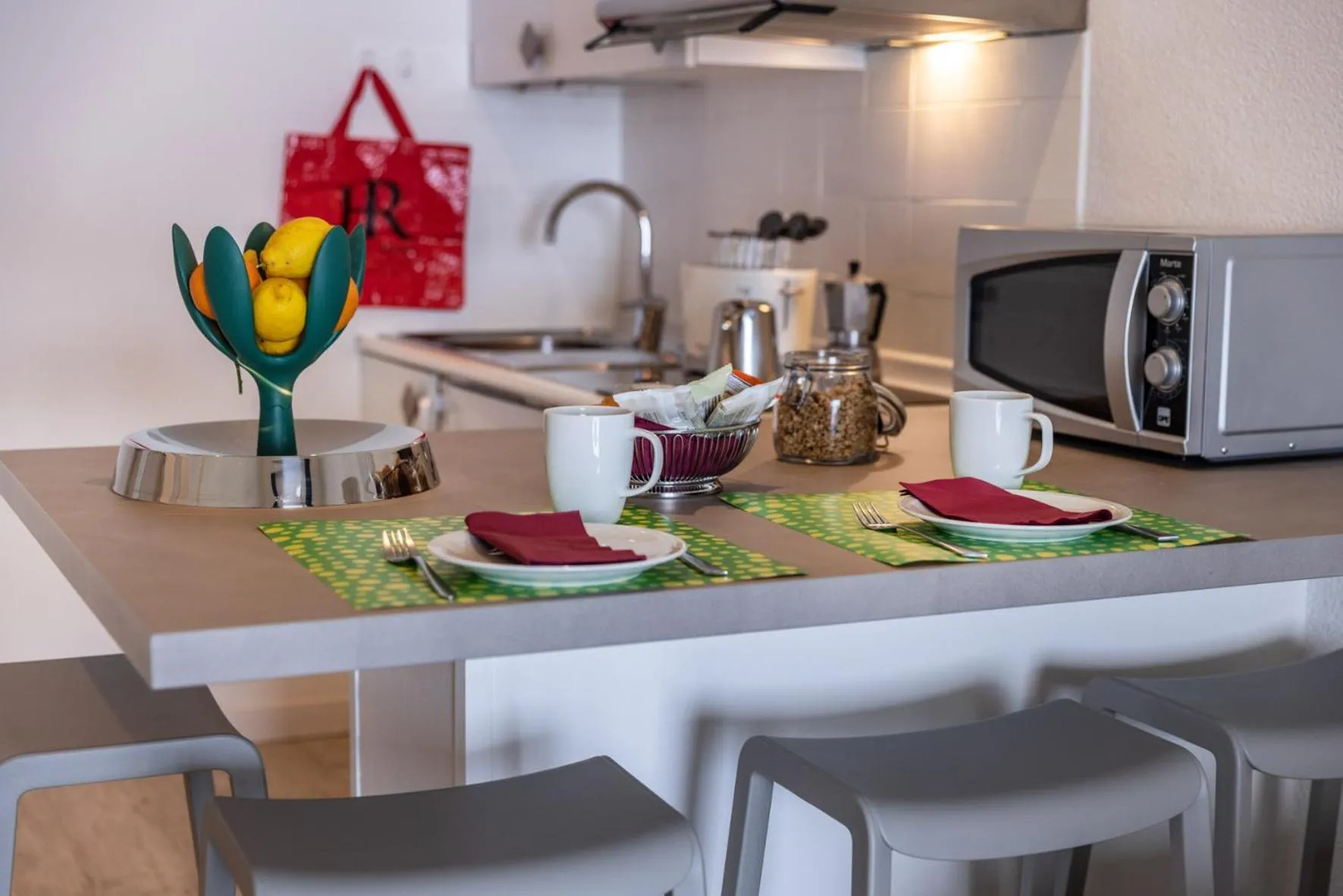 Kitchen or kitchenette in Hotel Roma Aparthotel