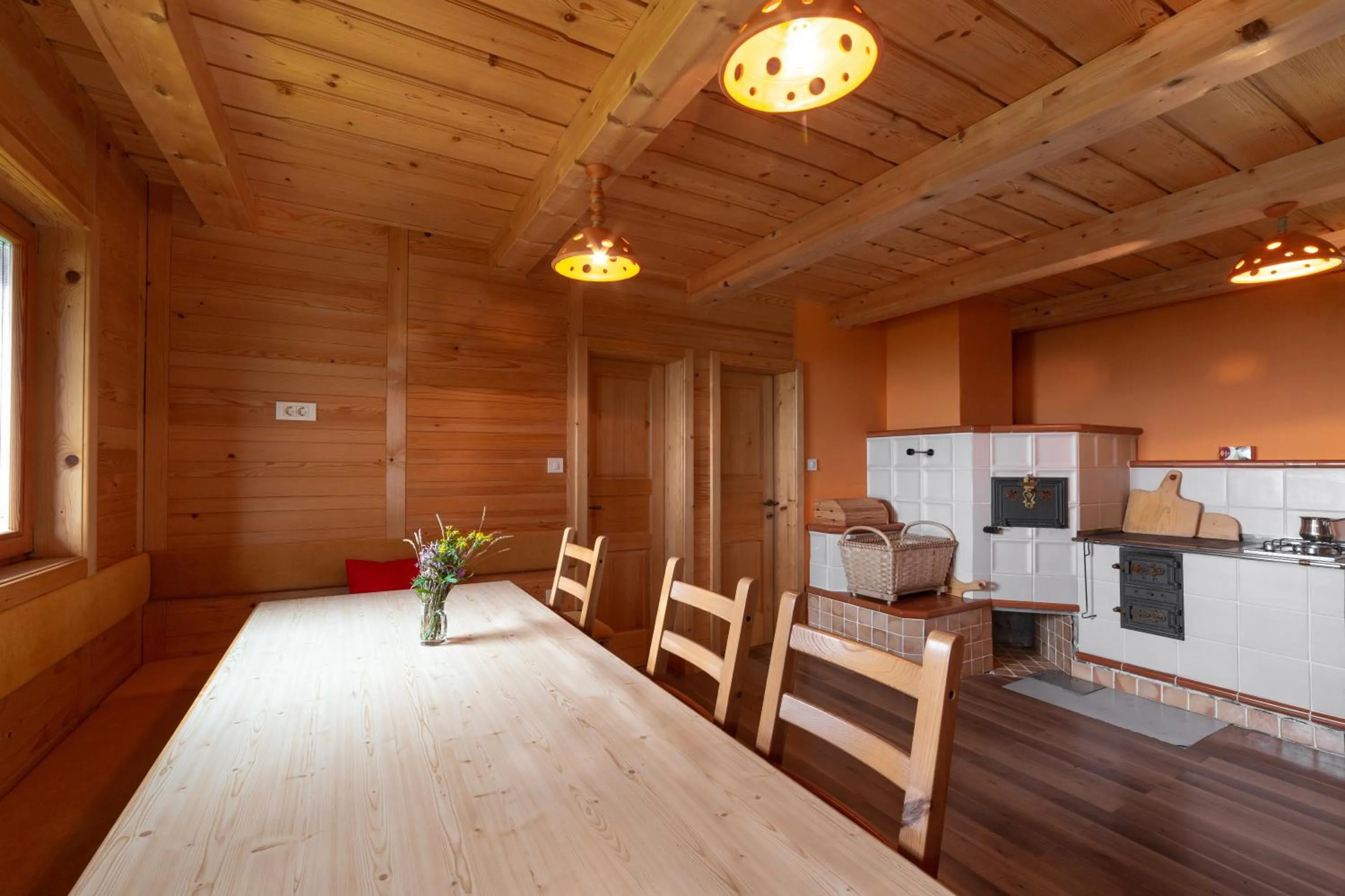 Dining area in Koča Zlatorog - Velika planina