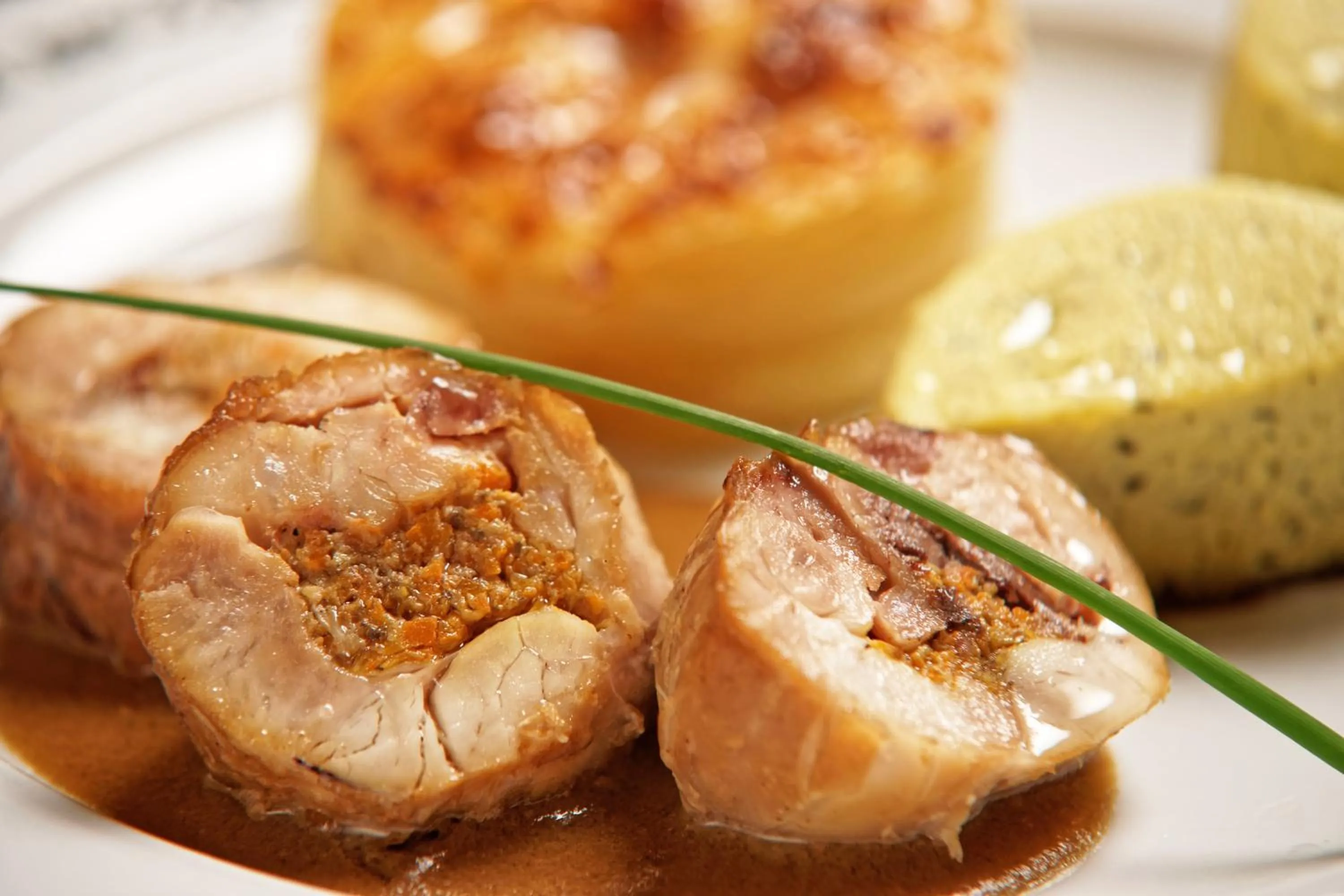 Food close-up in Logis Des Trois Maures