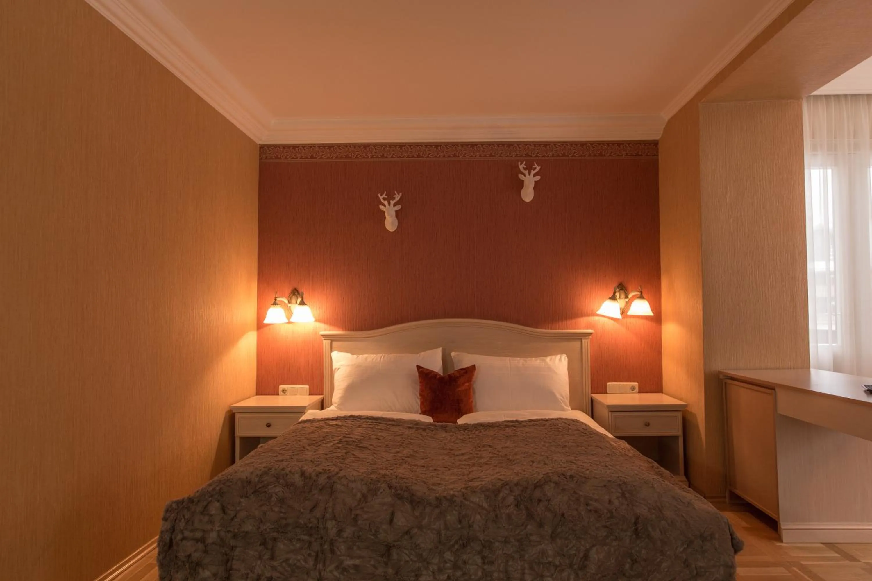 Bed in Hotel Kaiservilla