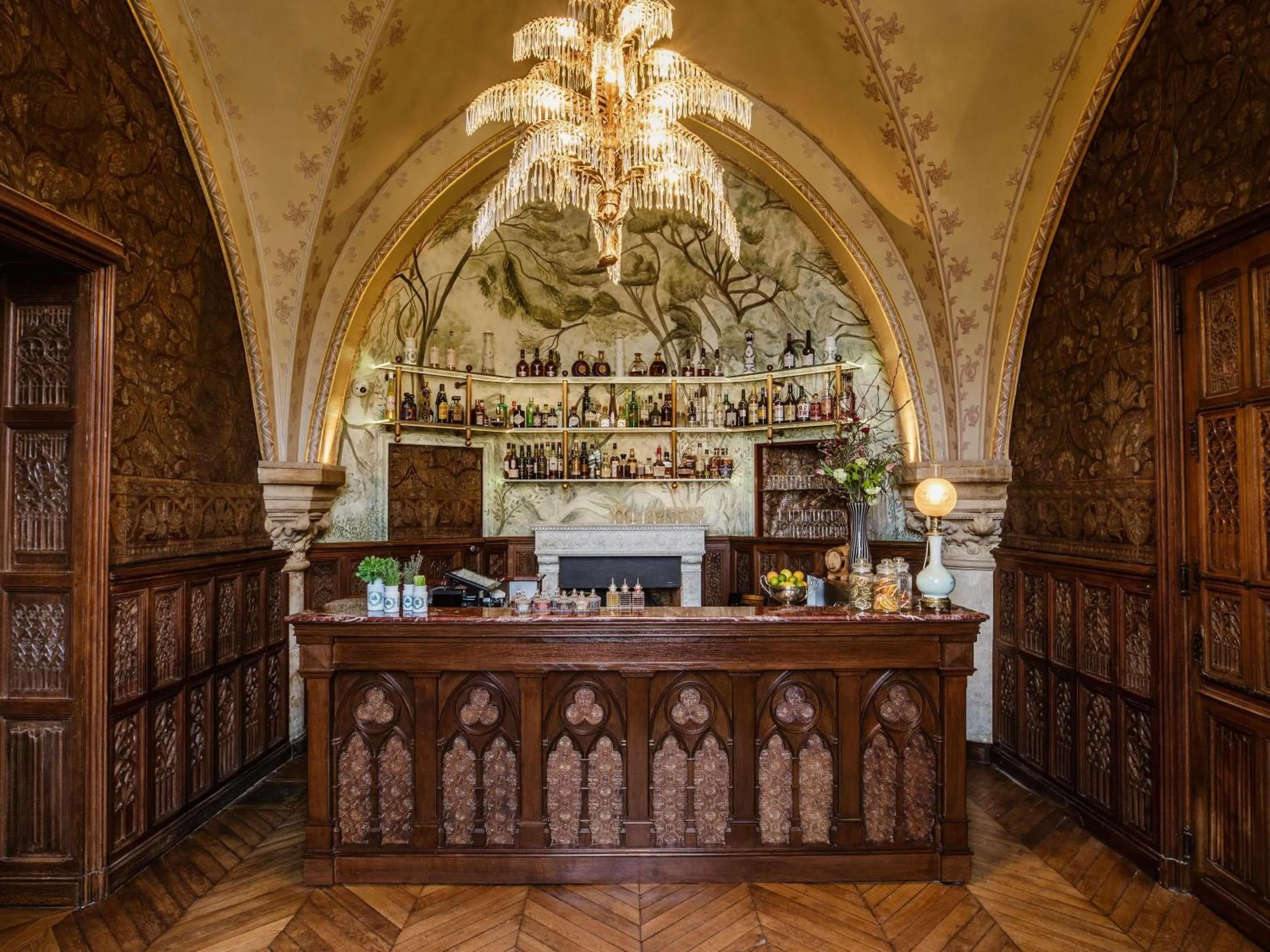 Lounge or bar in Abbaye Des Vaux-De-Cernay