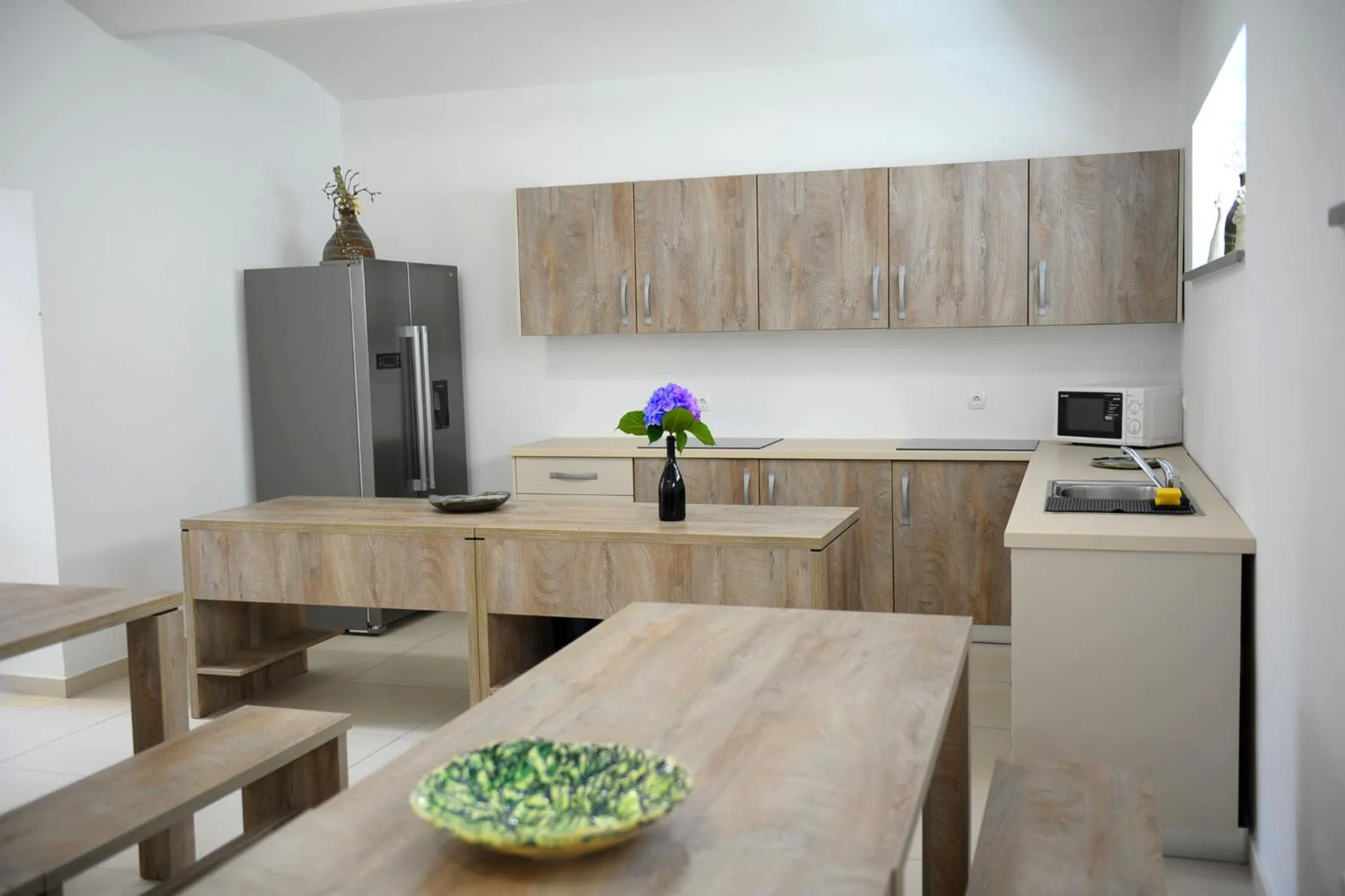 Communal kitchen in Hostel Ormož