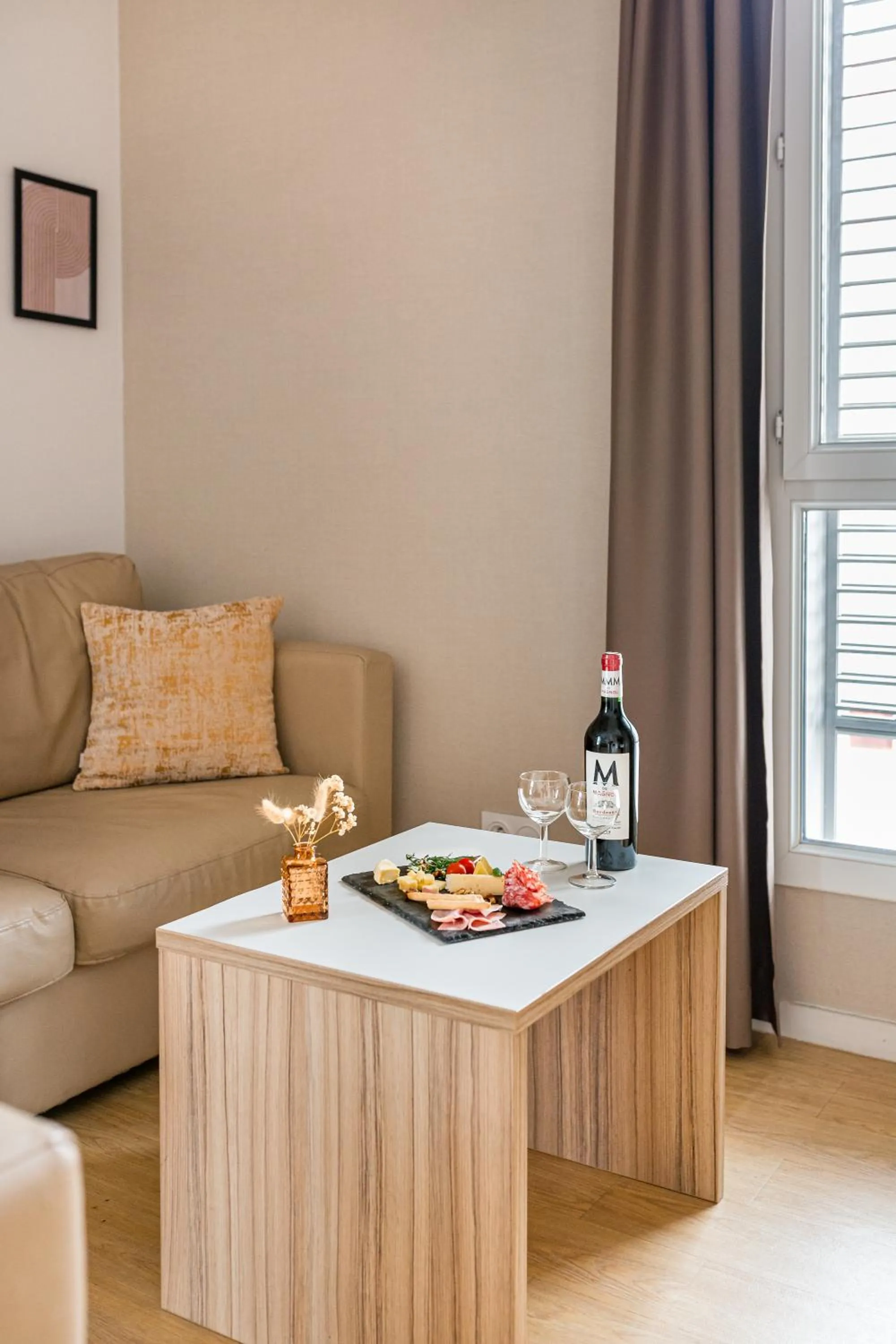 Living room in Appart hôtel Q7 Lodge Lyon 7