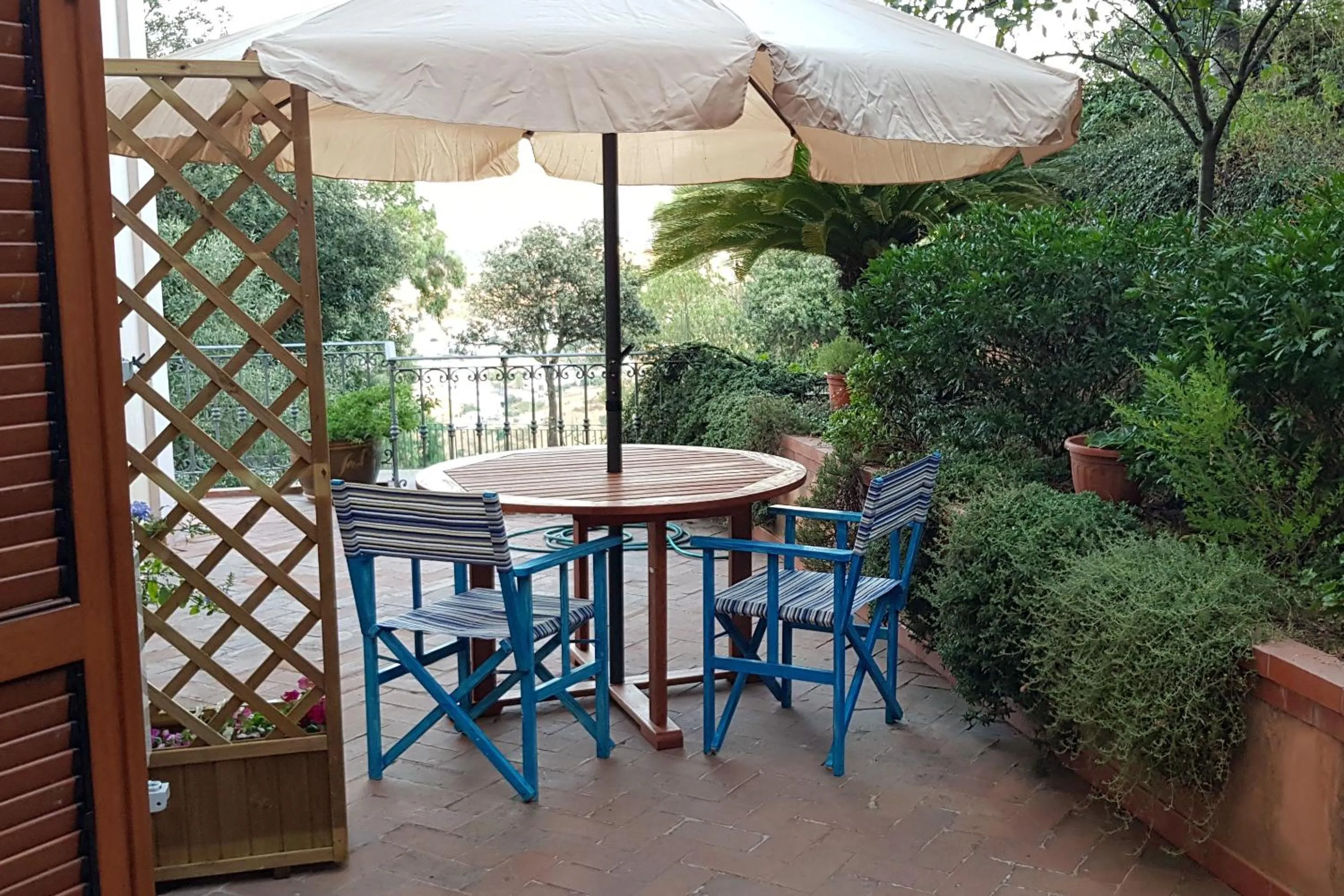 Balcony/Terrace in Le pavoncelle blu