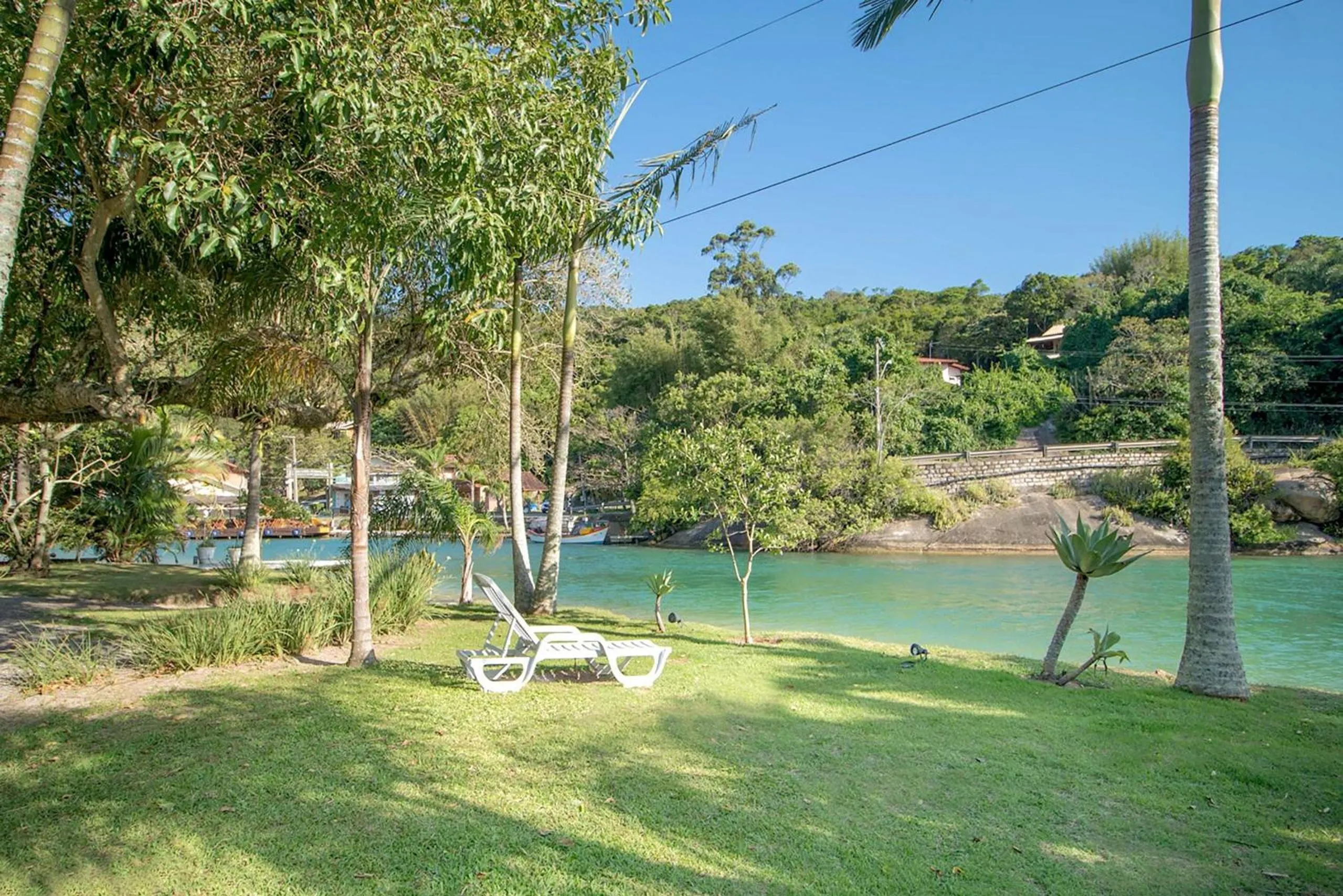 Garden view in Pousada Quinta da Margem