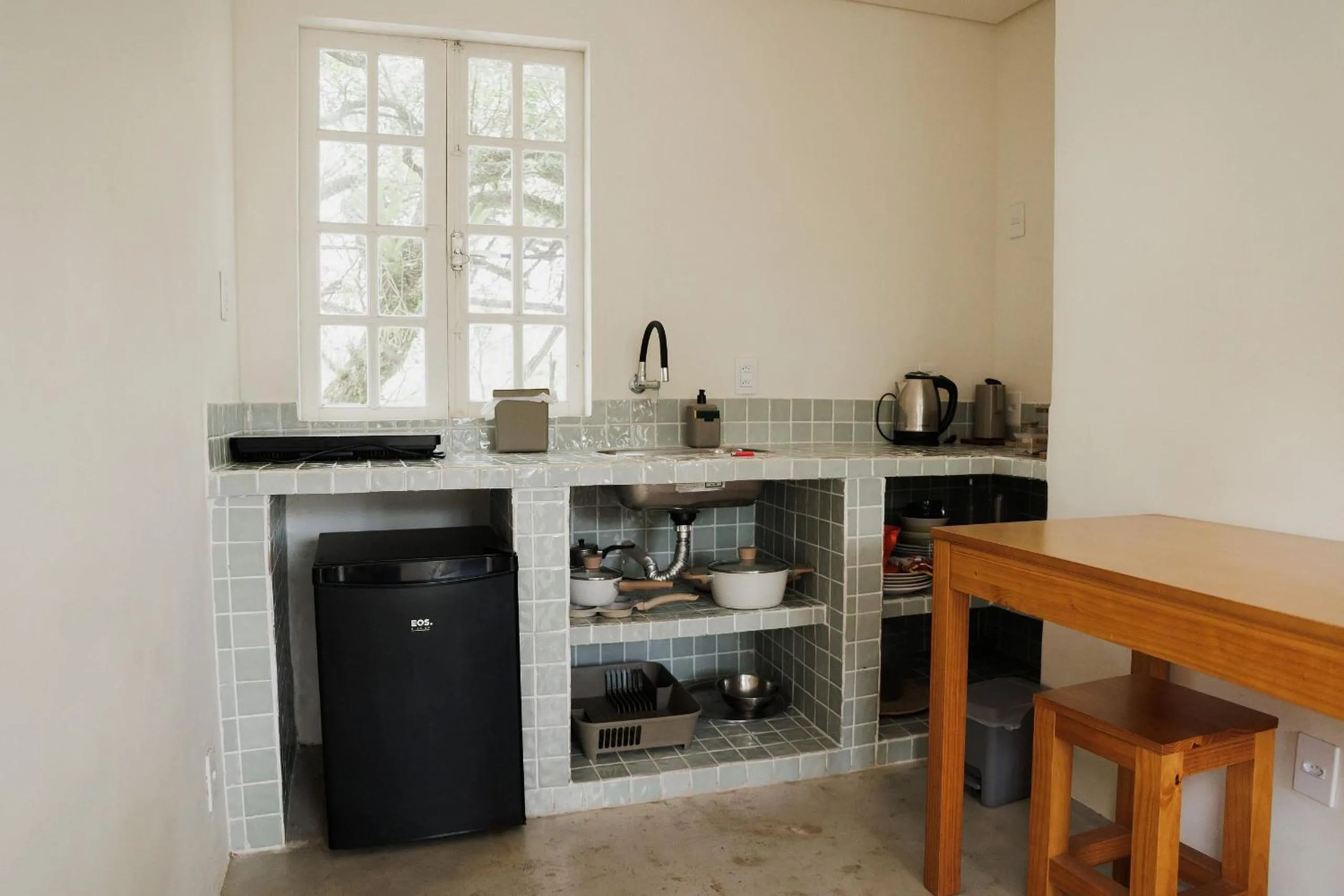Kitchen or kitchenette in Pousada Quinta da Margem