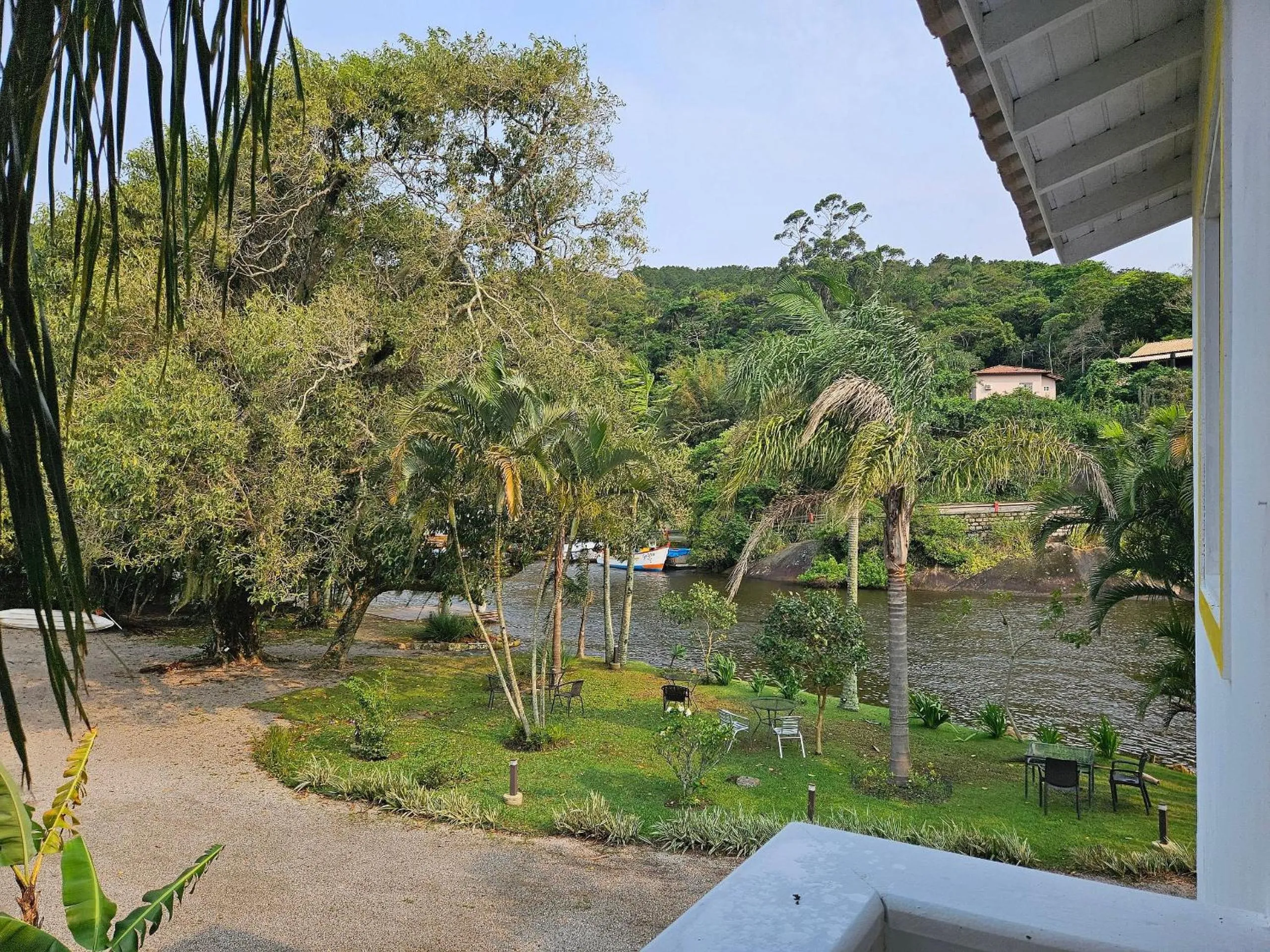 Lake view in Pousada Quinta da Margem